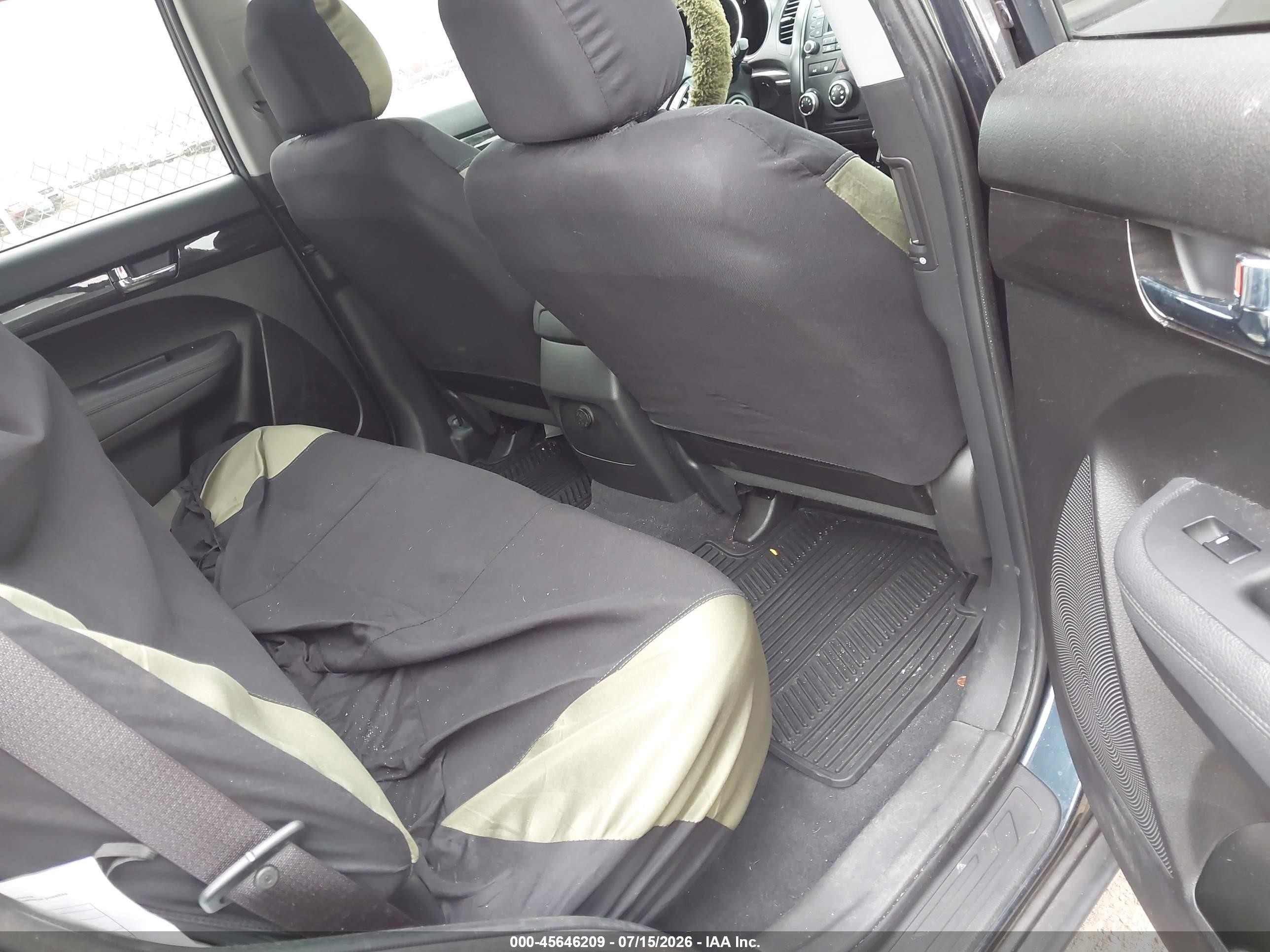 2013 Kia Sorento Lx Gray vin: 5XYKTCA67DG324907