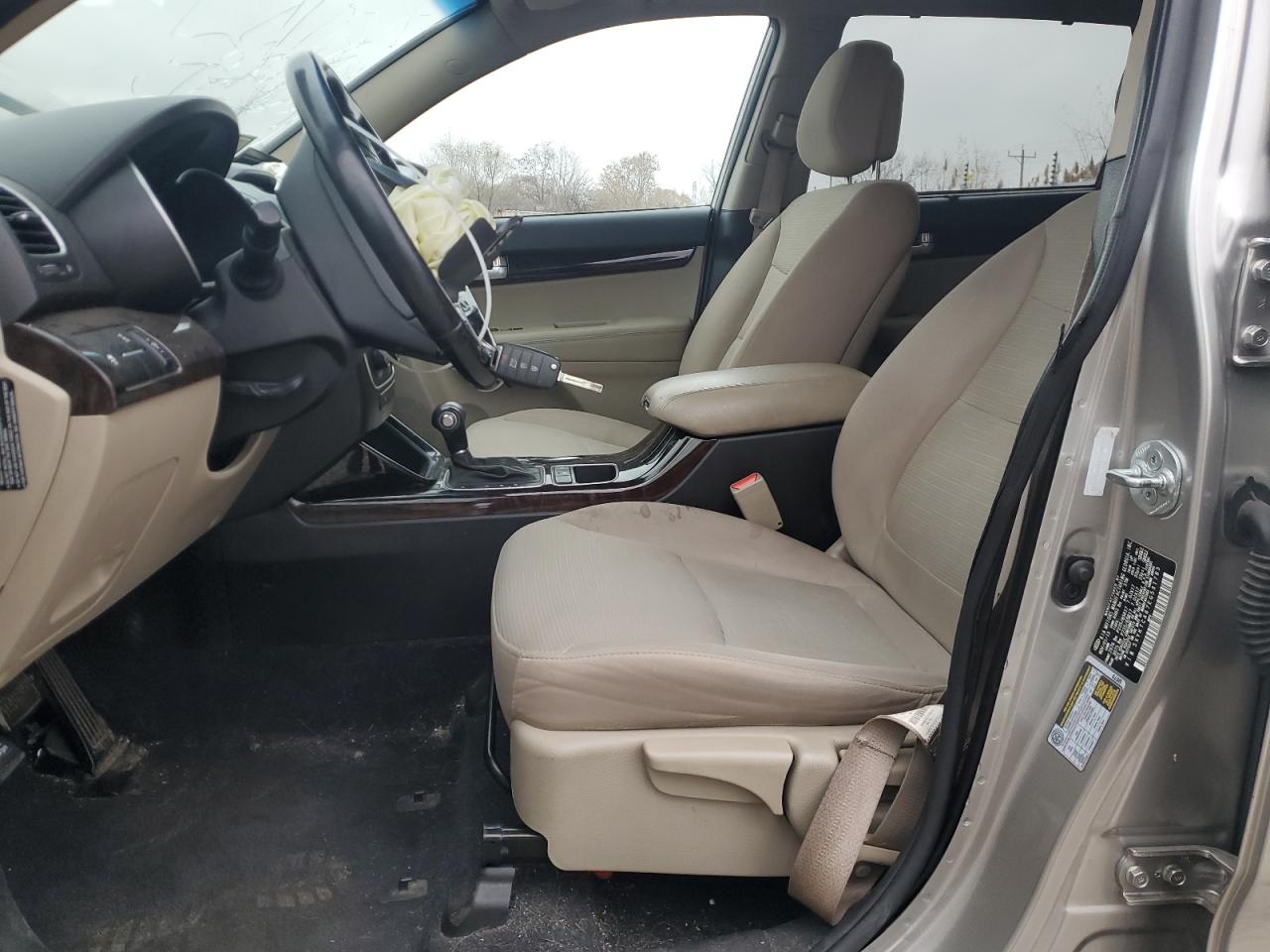 2014 Kia Sorento Lx Tan vin: 5XYKTCA67EG531783