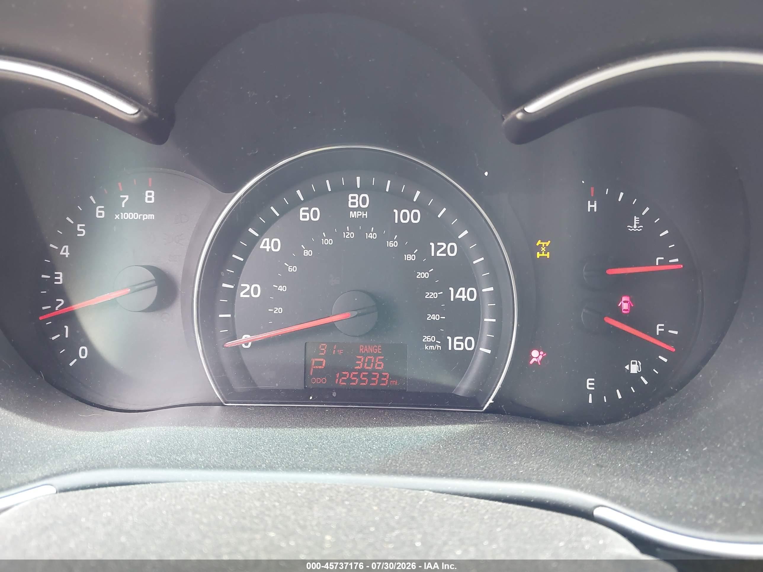 2014 Kia Sorento Lx Red vin: 5XYKTCA67EG532240