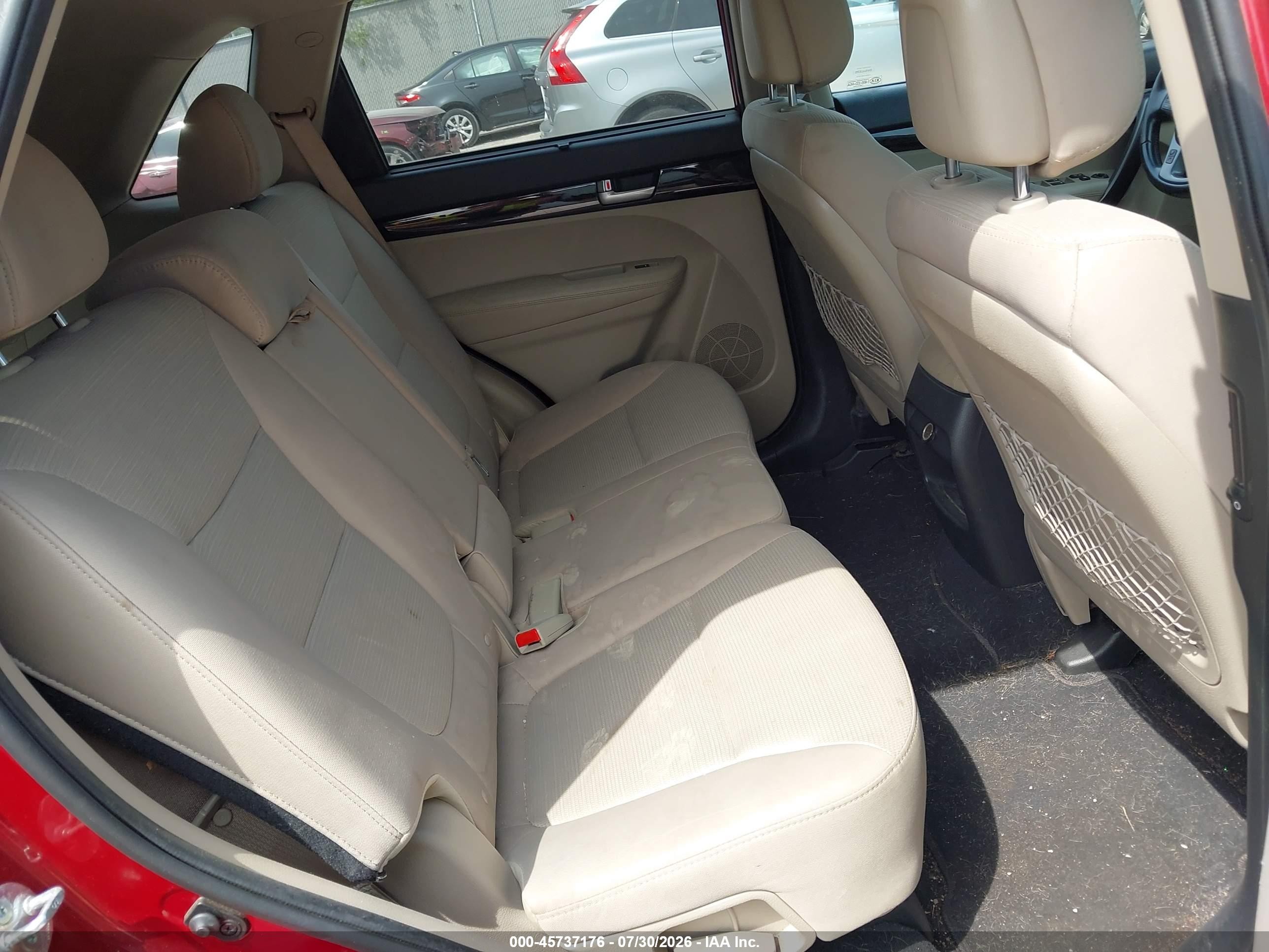 2014 Kia Sorento Lx Red vin: 5XYKTCA67EG532240