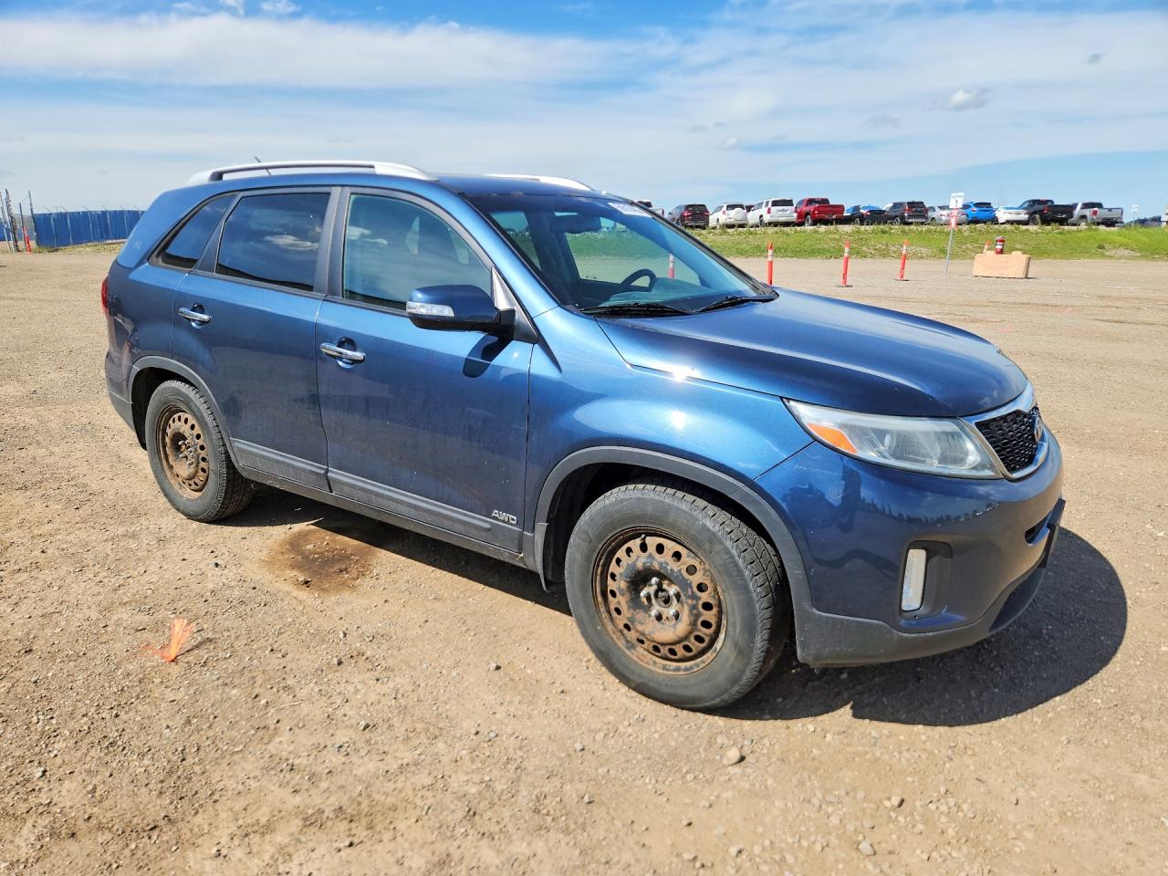 2015 Kia Sorento Lx Blue vin: 5XYKTCA67FG602692