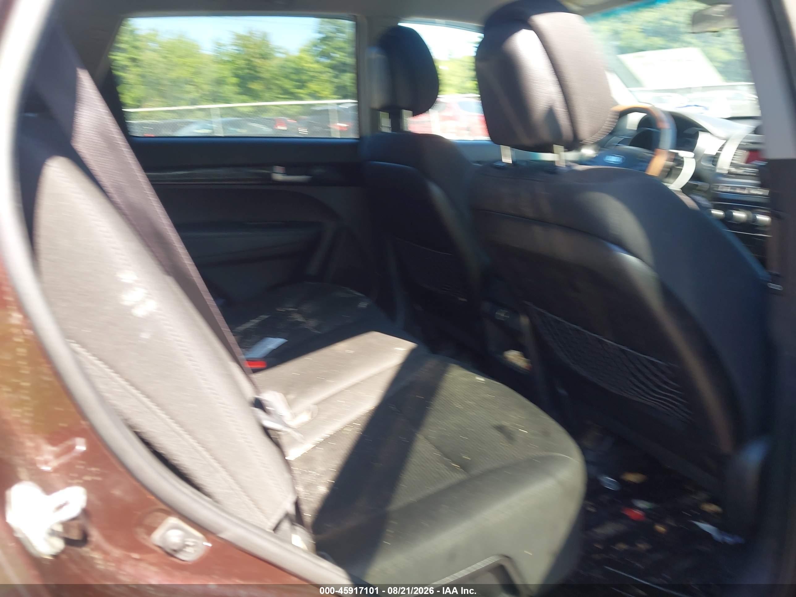 2015 Kia Sorento Lx Burgundy vin: 5XYKTCA67FG634266