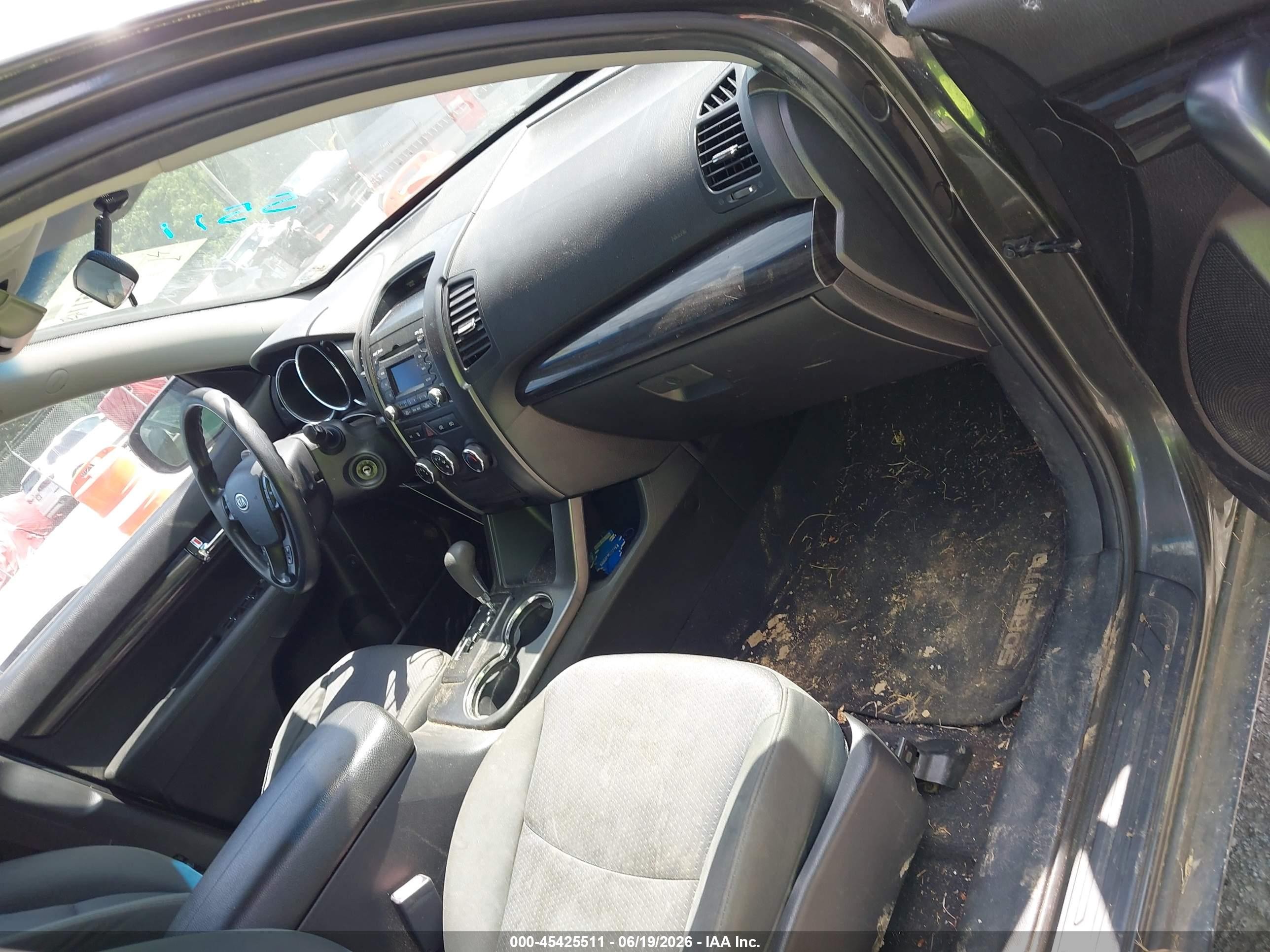 2012 Kia Sorento Lx Green vin: 5XYKTCA68CG265848