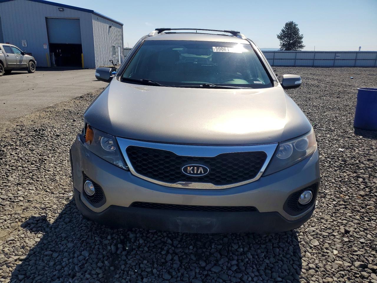 2013 Kia Sorento Lx Silver vin: 5XYKTCA68DG343837