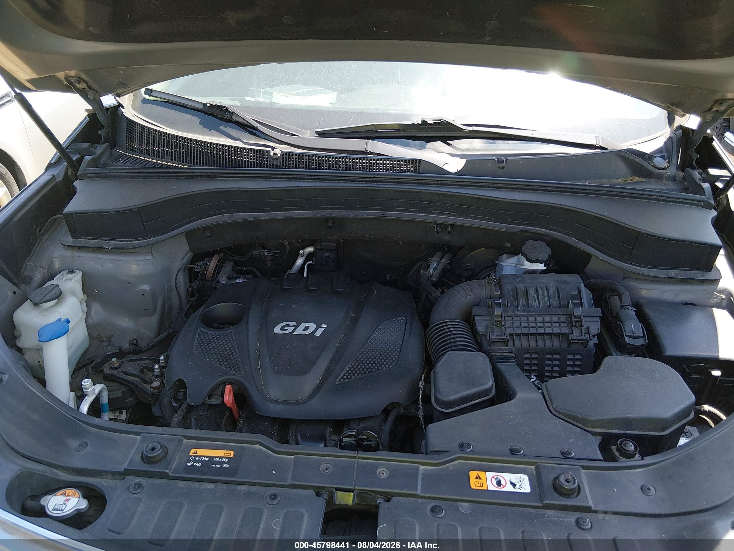2014 Kia Sorento Lx Gray vin: 5XYKTCA68EG447651
