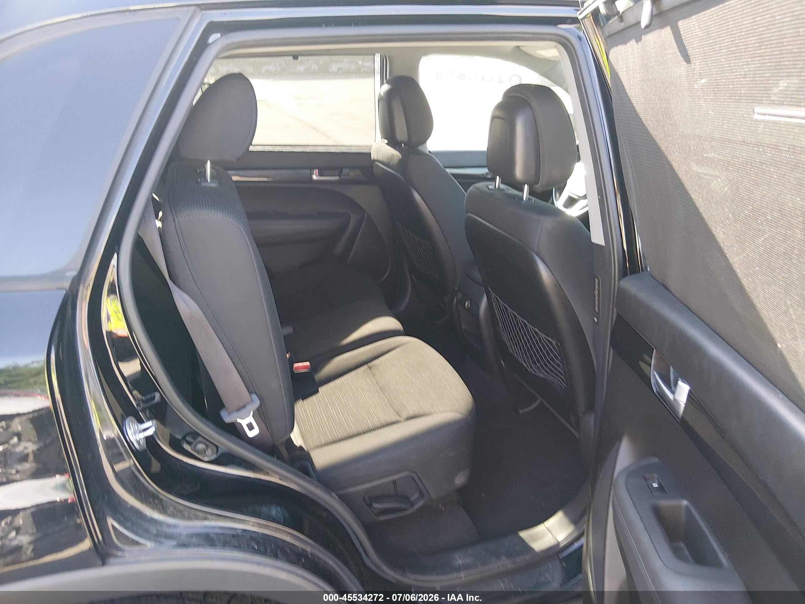 2014 Kia Sorento Lx Black vin: 5XYKTCA68EG506343