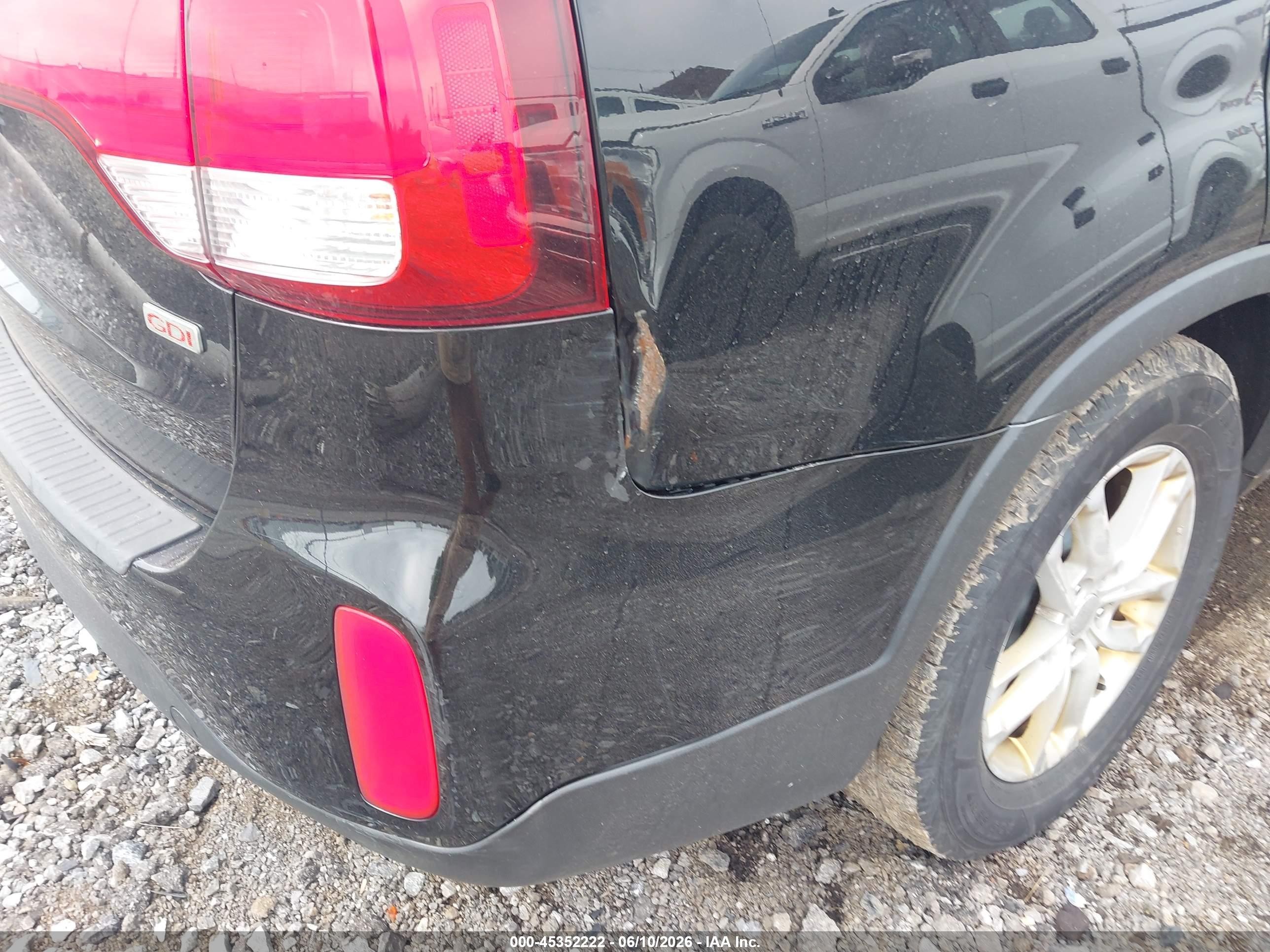 2014 Kia Sorento Lx Black vin: 5XYKTCA68EG541240