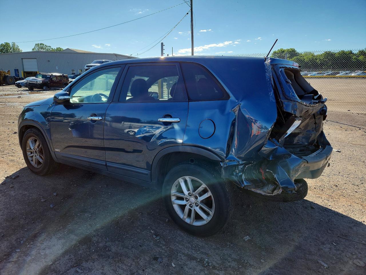 2014 Kia Sorento Lx Blue vin: 5XYKTCA68EG541688