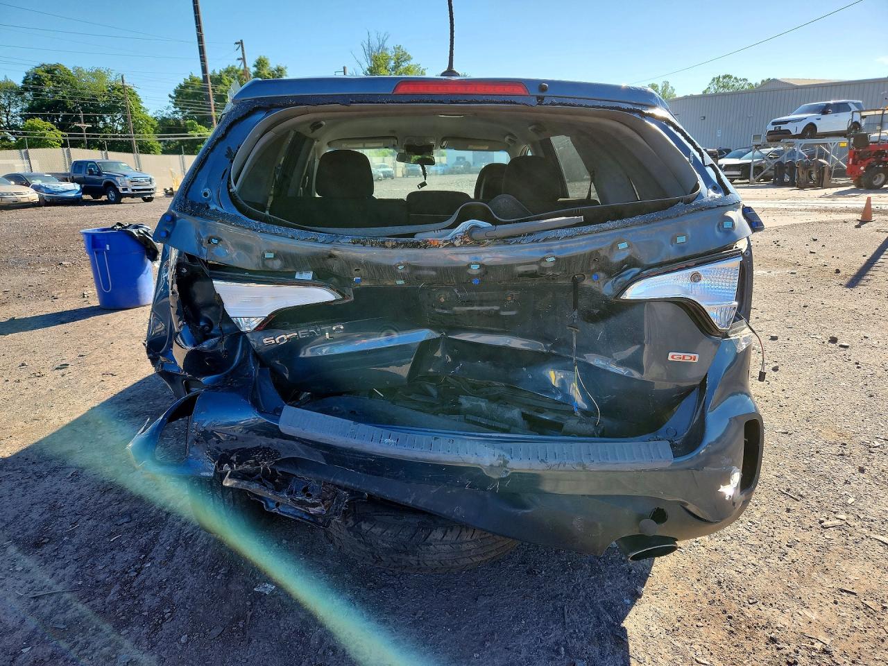 2014 Kia Sorento Lx Blue vin: 5XYKTCA68EG541688