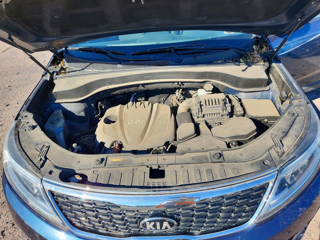 2014 Kia Sorento Lx Blue vin: 5XYKTCA68EG541688