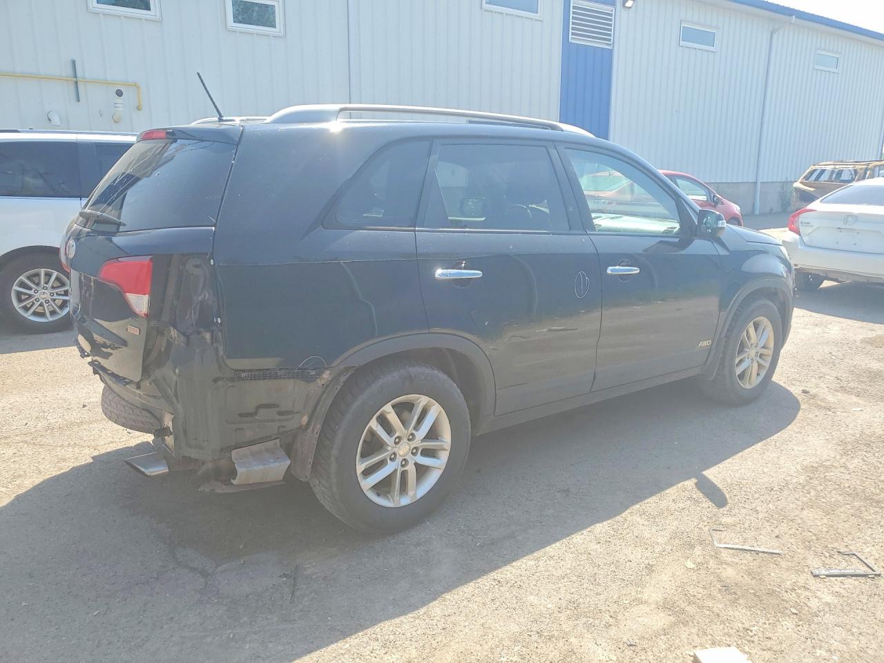 2015 Kia Sorento Lx Black vin: 5XYKTCA68FG590858