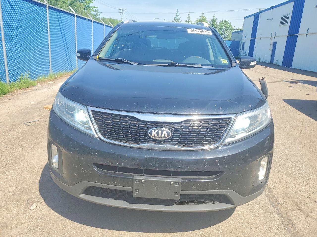 2015 Kia Sorento Lx Black vin: 5XYKTCA68FG590858