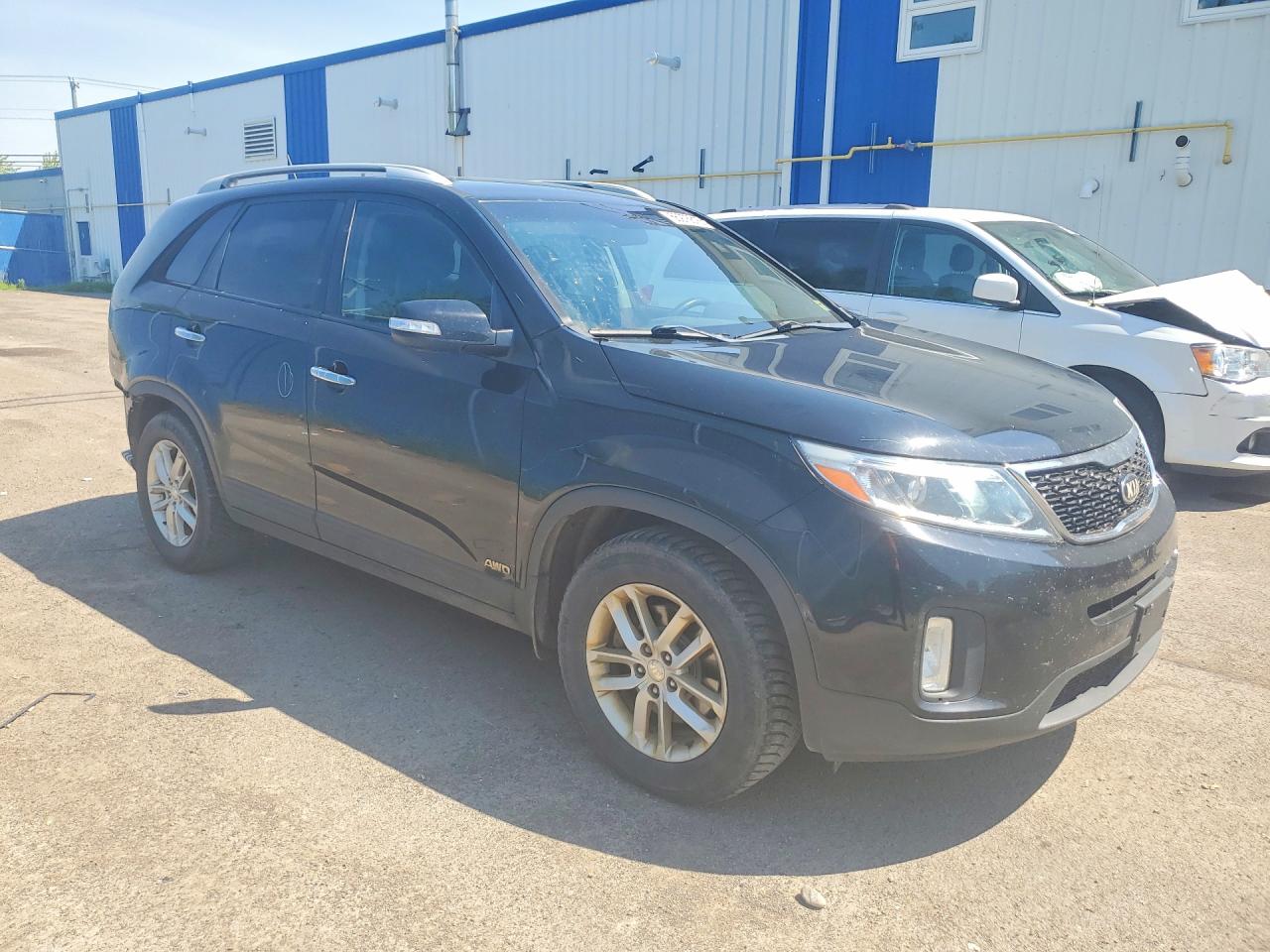 2015 Kia Sorento Lx Black vin: 5XYKTCA68FG590858