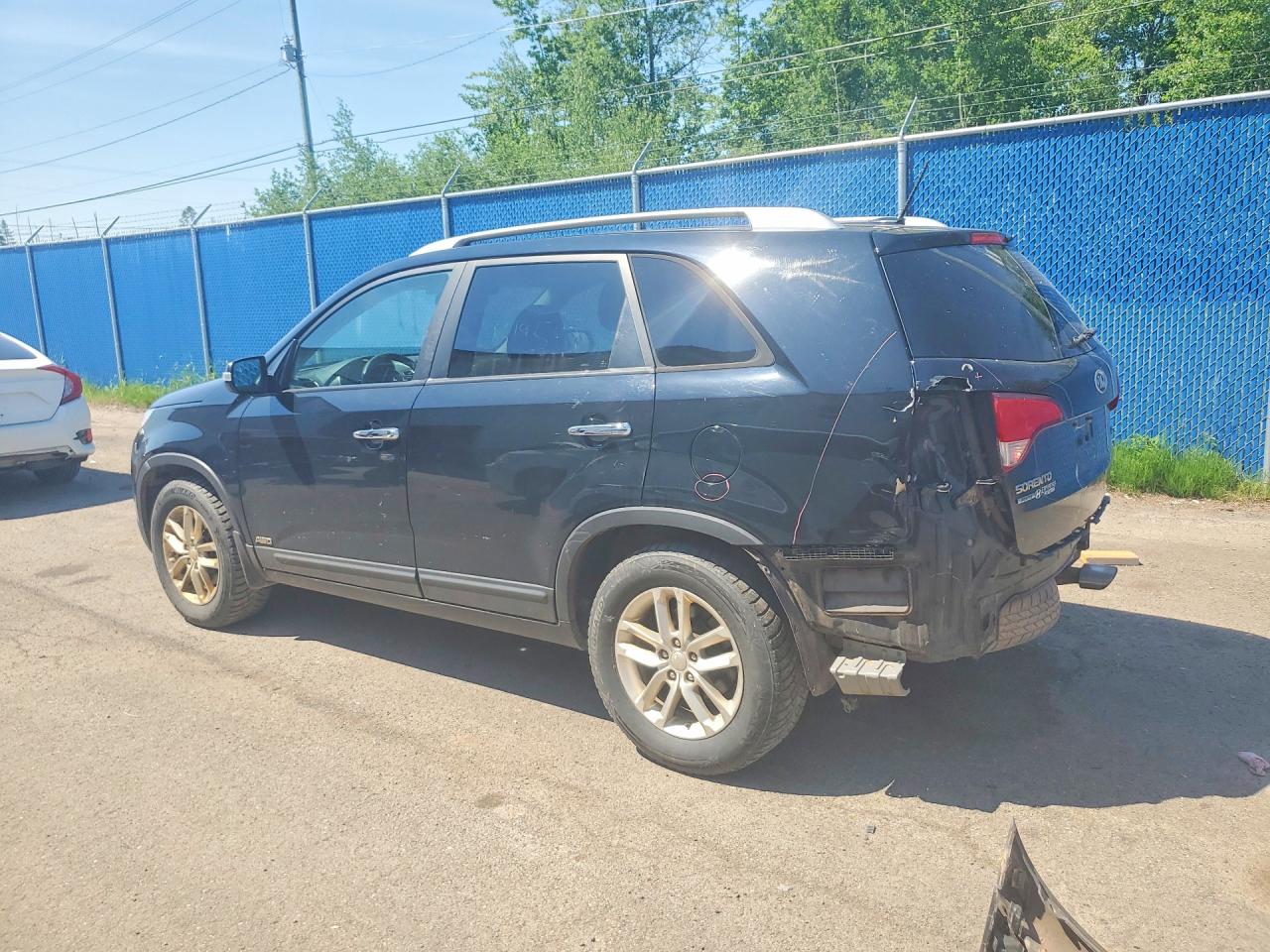 2015 Kia Sorento Lx Black vin: 5XYKTCA68FG590858