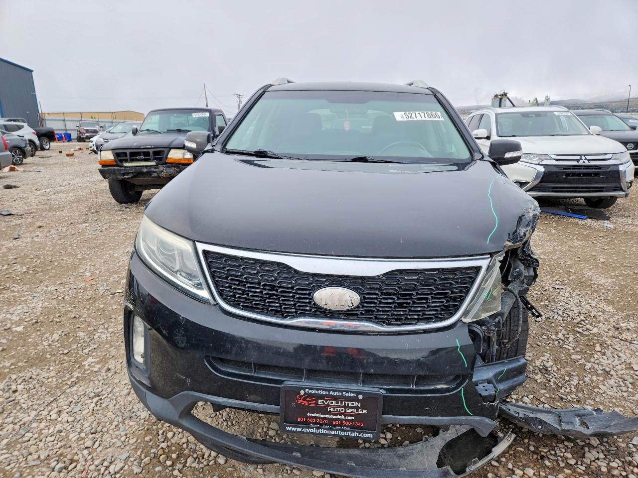 2015 Kia Sorento Lx Black vin: 5XYKTCA68FG654042