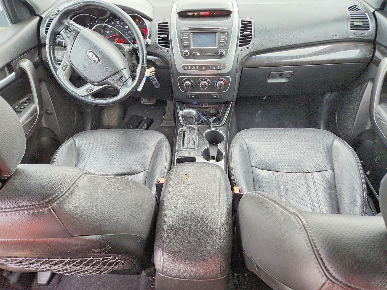 2015 Kia Sorento Lx Black vin: 5XYKTCA68FG654042