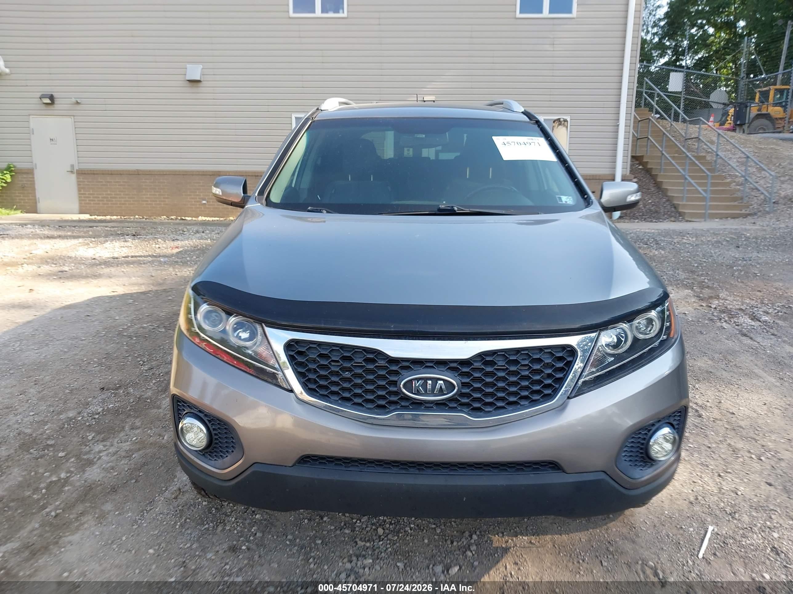 2012 Kia Sorento Lx Gray vin: 5XYKTCA69CG197902