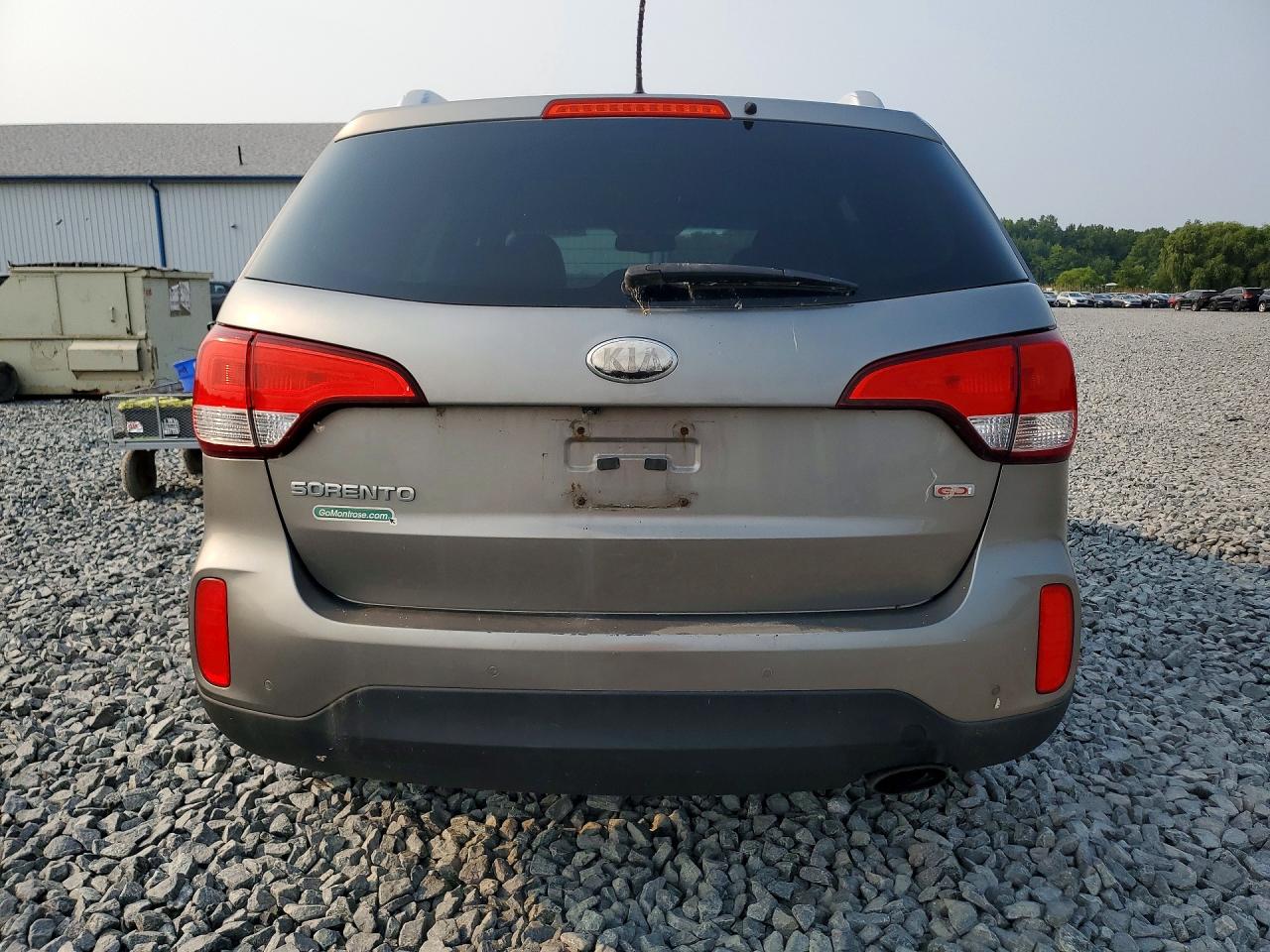 2014 Kia Sorento Lx Gray vin: 5XYKTCA69EG450056