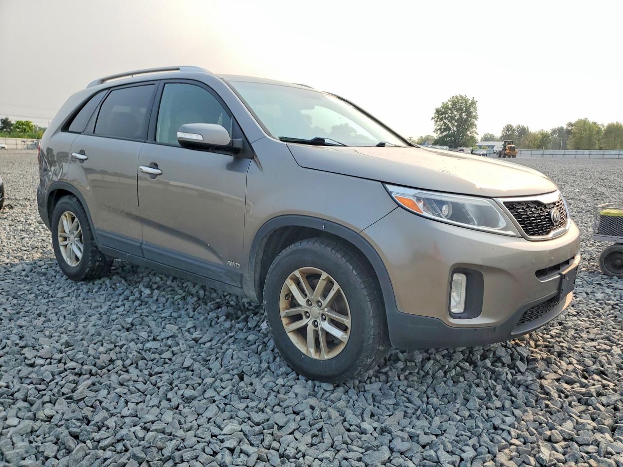 2014 Kia Sorento Lx Gray vin: 5XYKTCA69EG450056