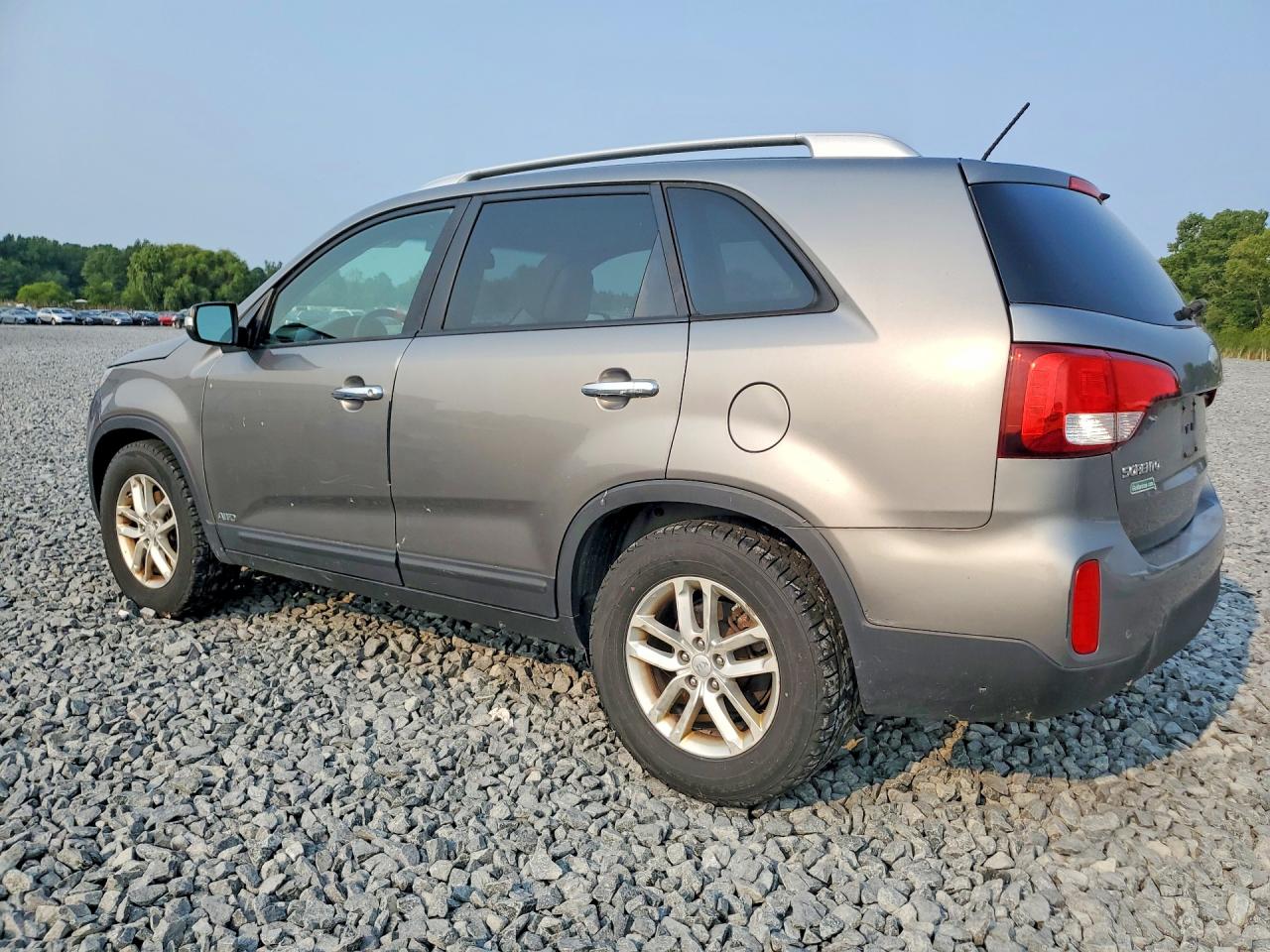 2014 Kia Sorento Lx Gray vin: 5XYKTCA69EG450056