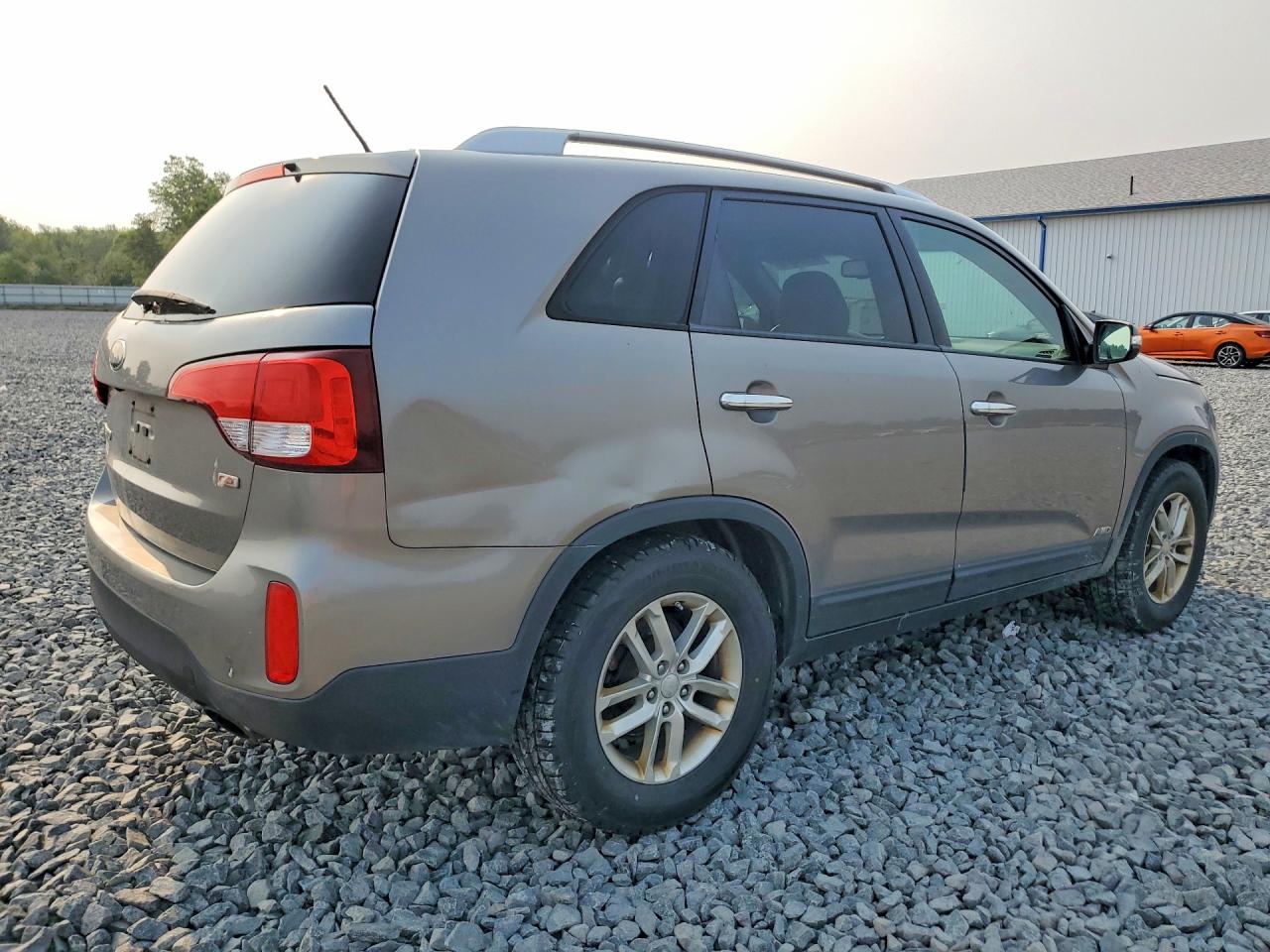 2014 Kia Sorento Lx Gray vin: 5XYKTCA69EG450056