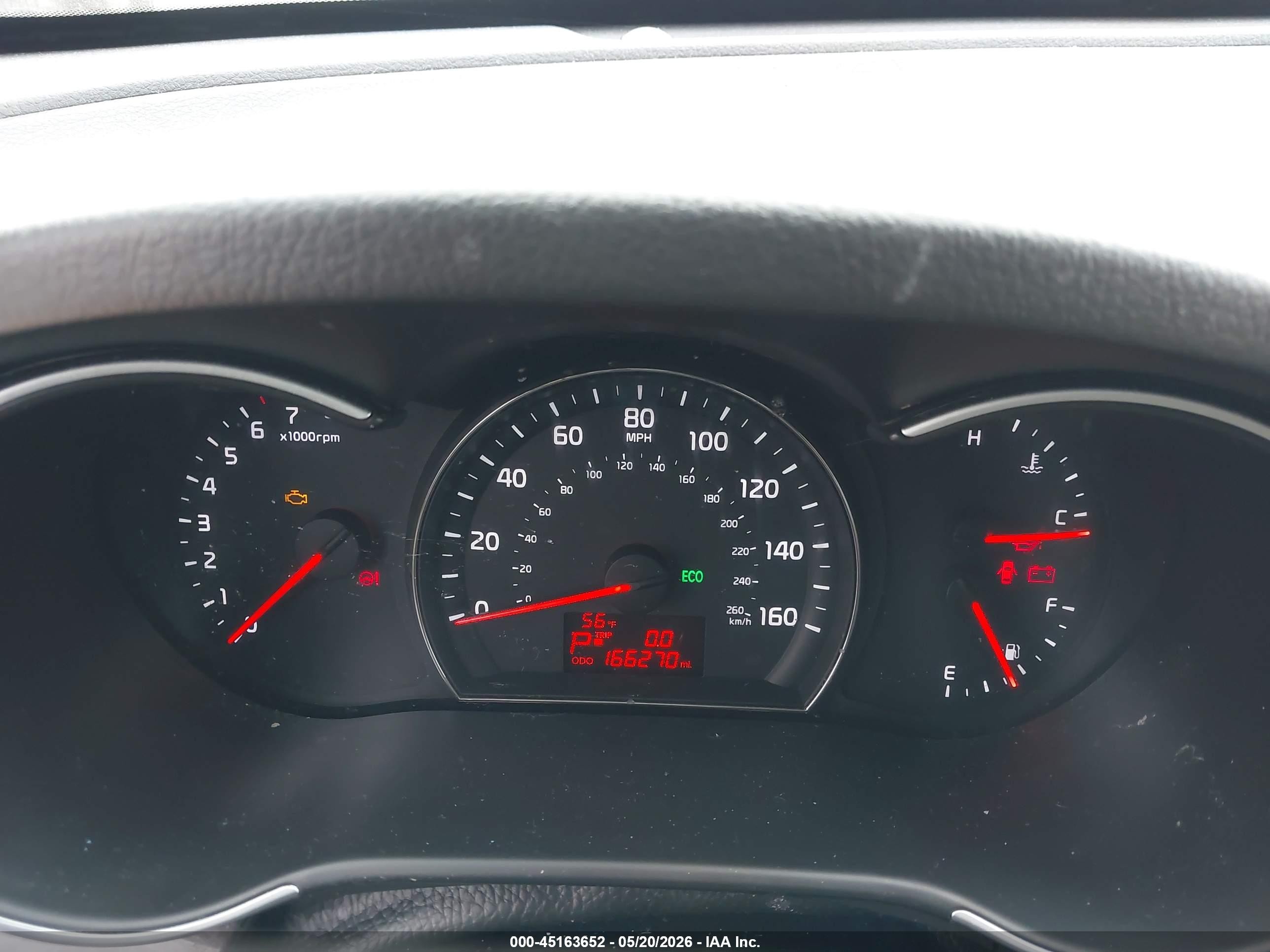 2014 Kia Sorento Lx Red vin: 5XYKTCA69EG486281