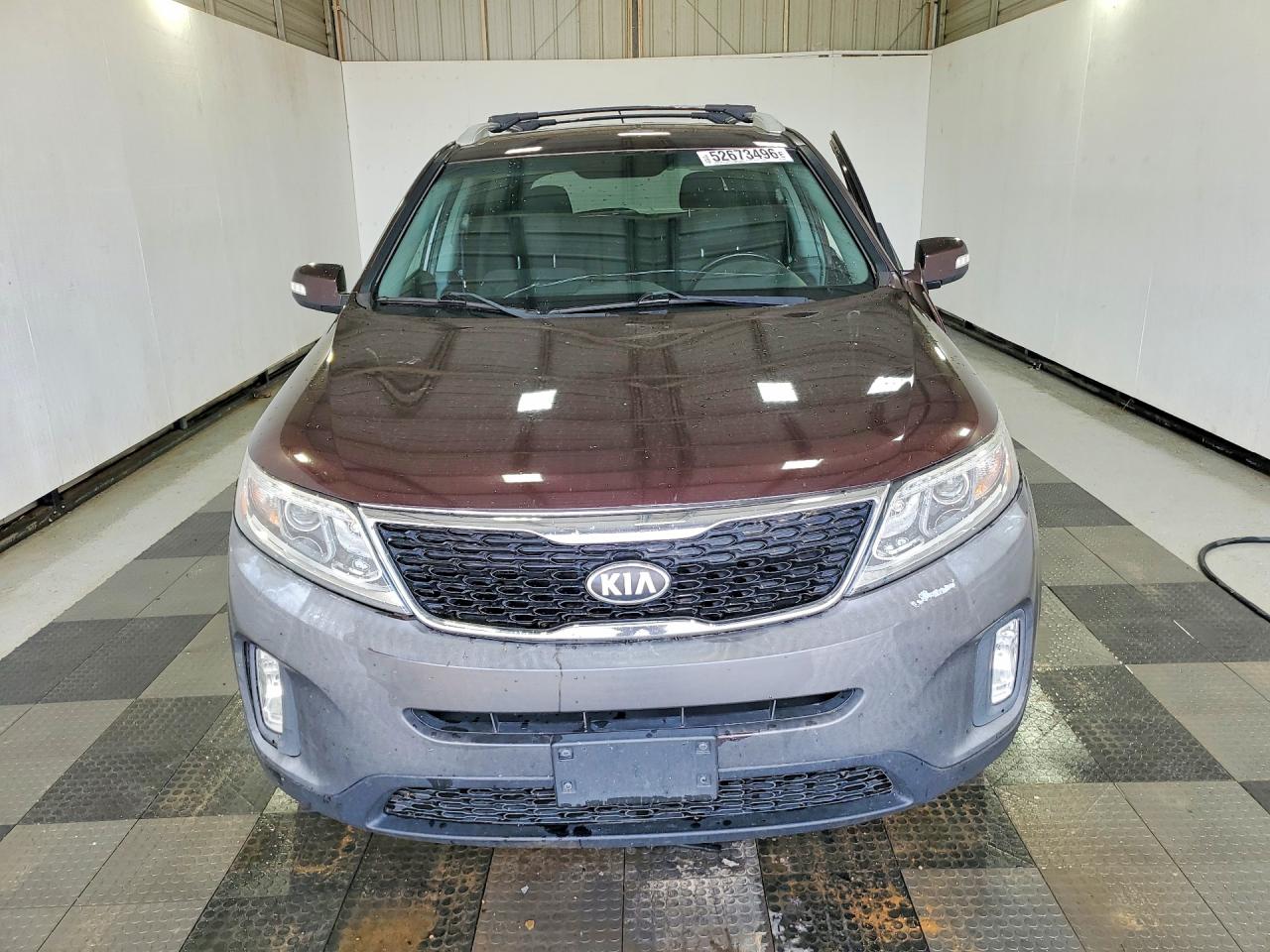 2014 Kia Sorento Lx Maroon vin: 5XYKTCA69EG506545