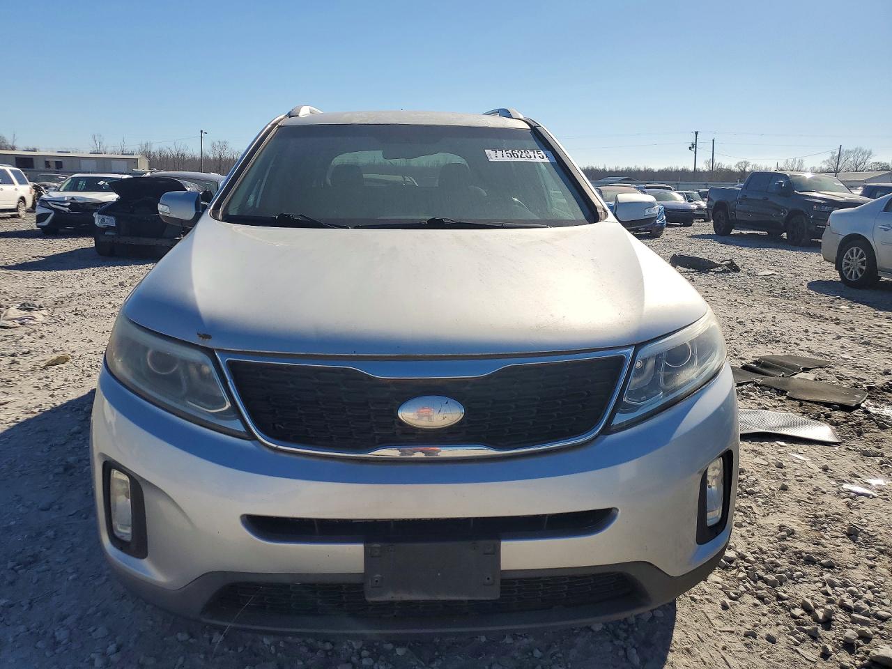 2015 Kia Sorento Lx Silver vin: 5XYKTCA69FG554970