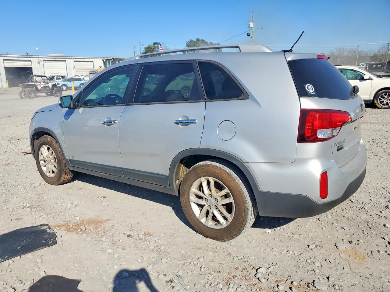 2015 Kia Sorento Lx Silver vin: 5XYKTCA69FG554970