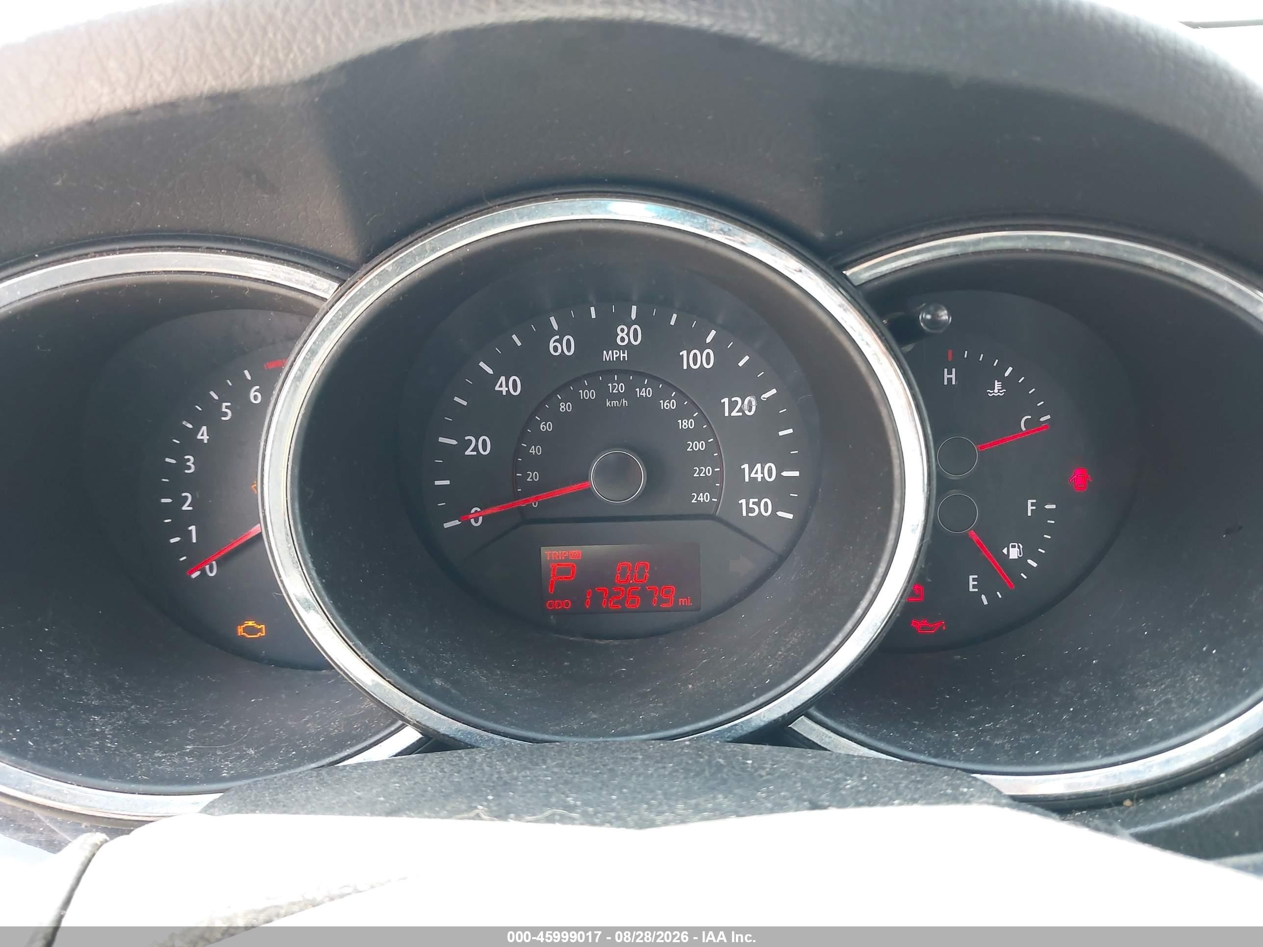 2012 Kia Sorento Lx Gray vin: 5XYKTCA6XCG212407