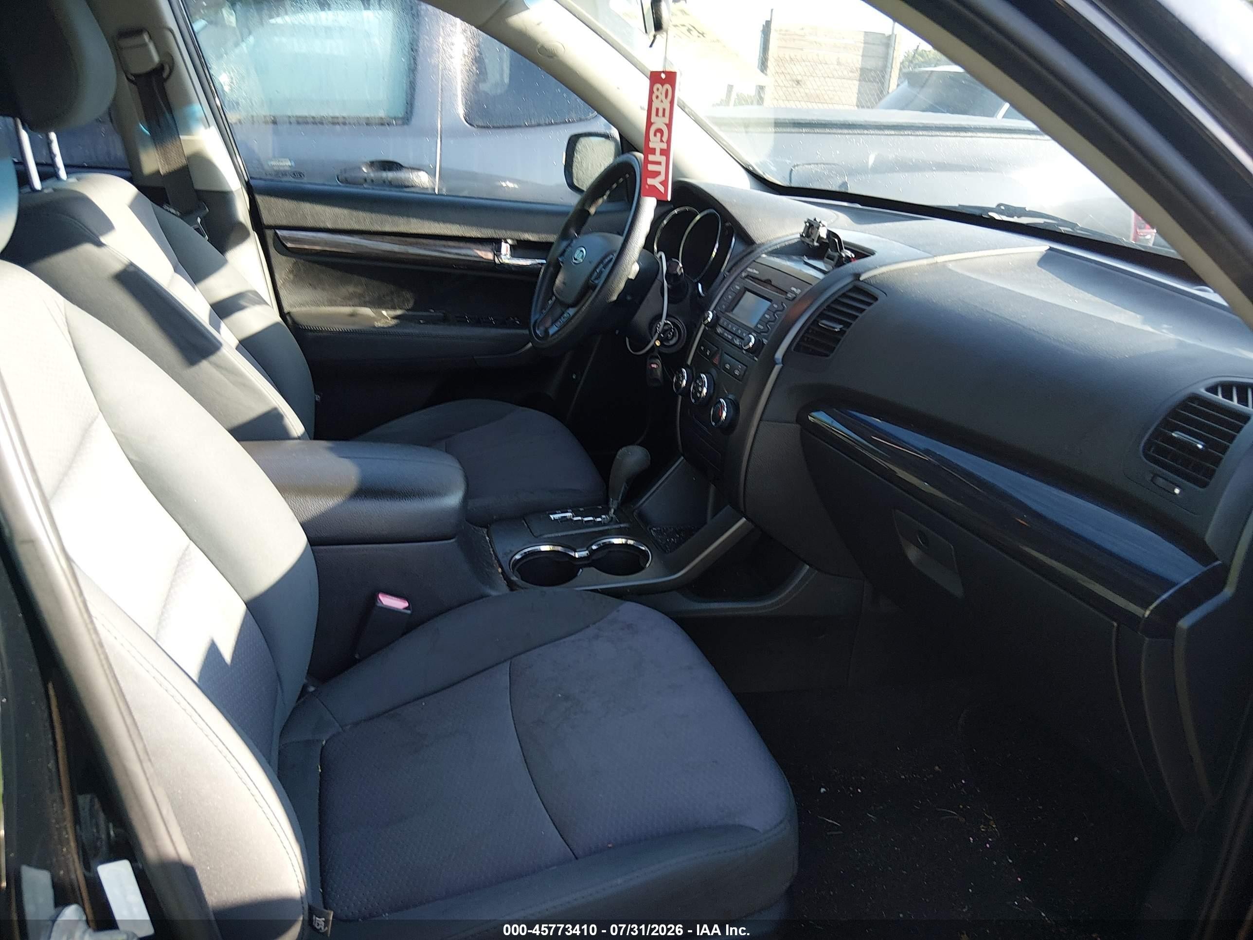 2013 Kia Sorento Lx Black vin: 5XYKTCA6XDG409627