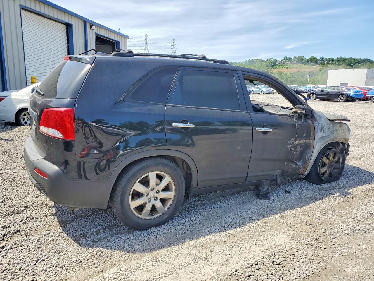 2013 Kia Sorento Lx Black vin: 5XYKTCA6XDG411457