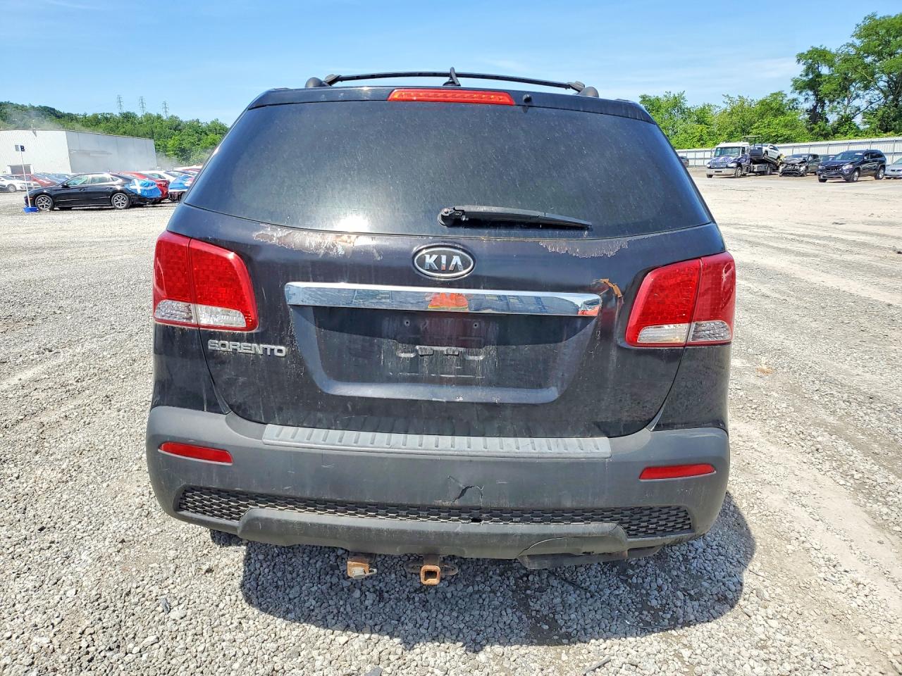 2013 Kia Sorento Lx Black vin: 5XYKTCA6XDG411457