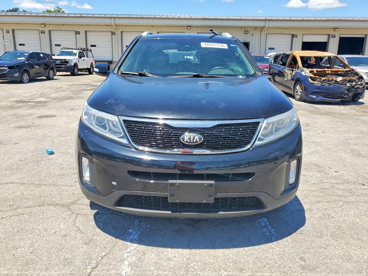 2014 Kia Sorento Lx Black vin: 5XYKTCA6XEG441169