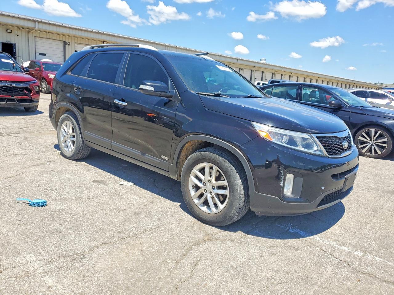 2014 Kia Sorento Lx Black vin: 5XYKTCA6XEG441169