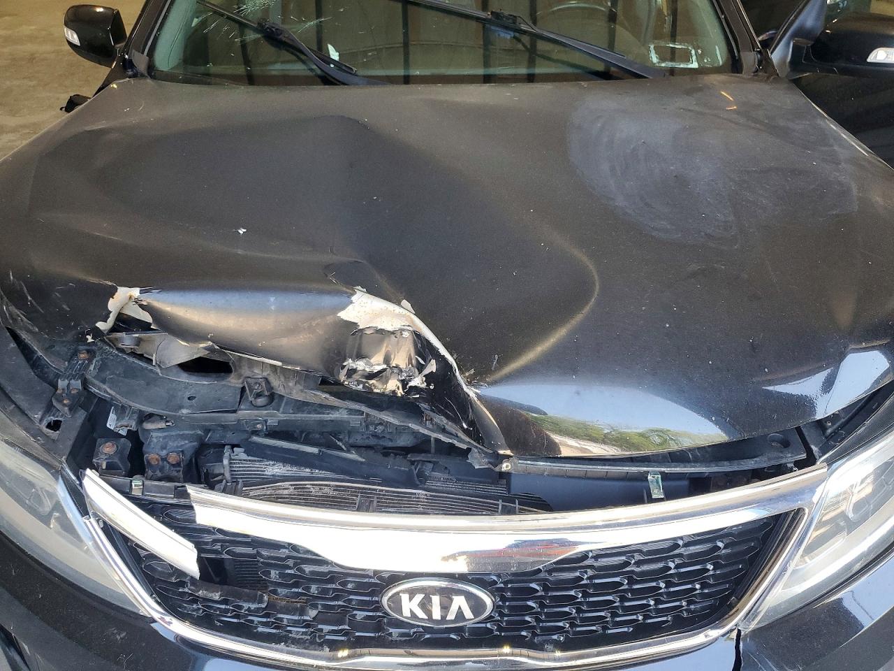 2014 Kia Sorento Lx Черный vin: 5XYKTCA6XEG479467