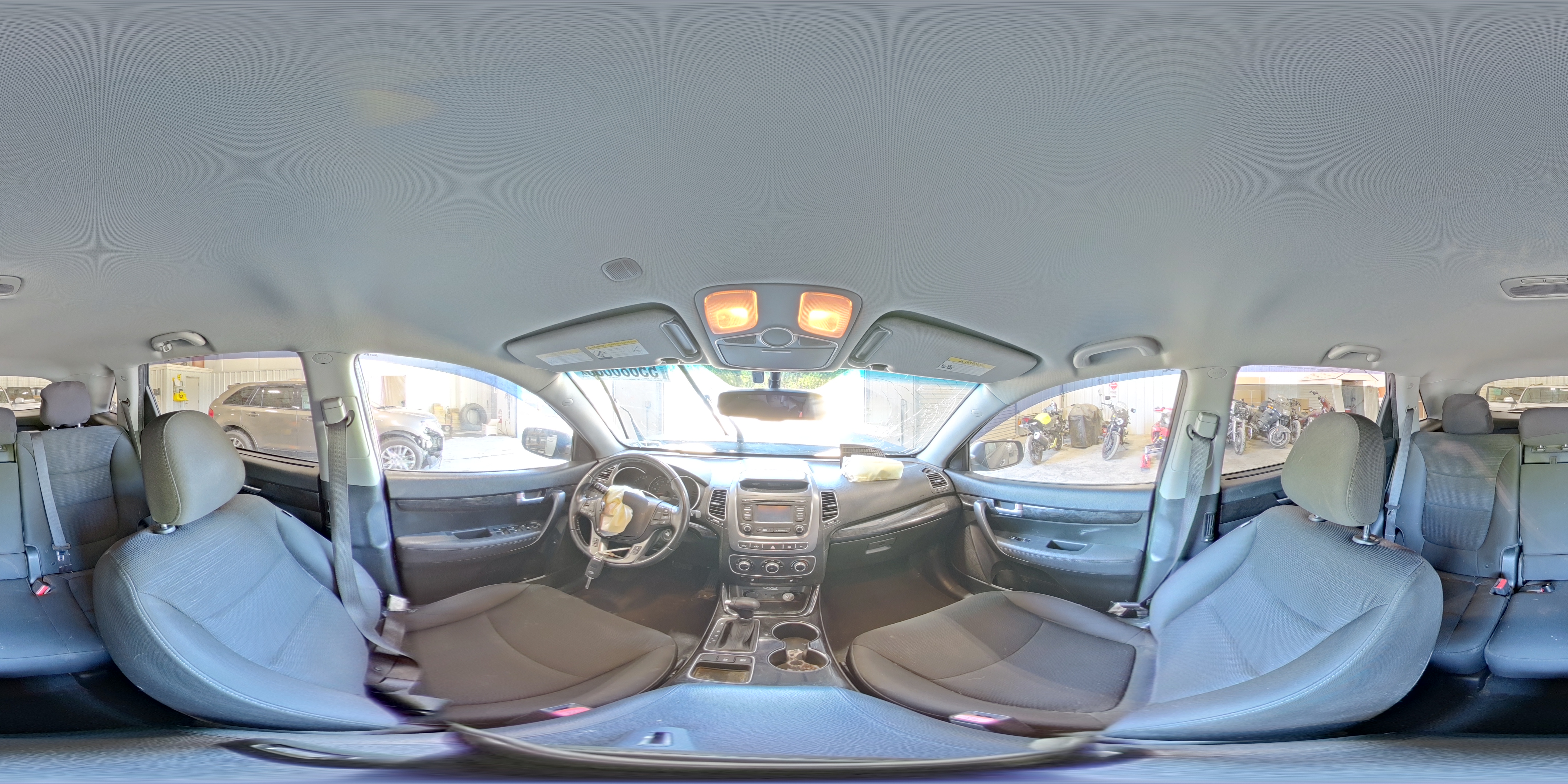 2014 Kia Sorento Lx Черный vin: 5XYKTCA6XEG479467
