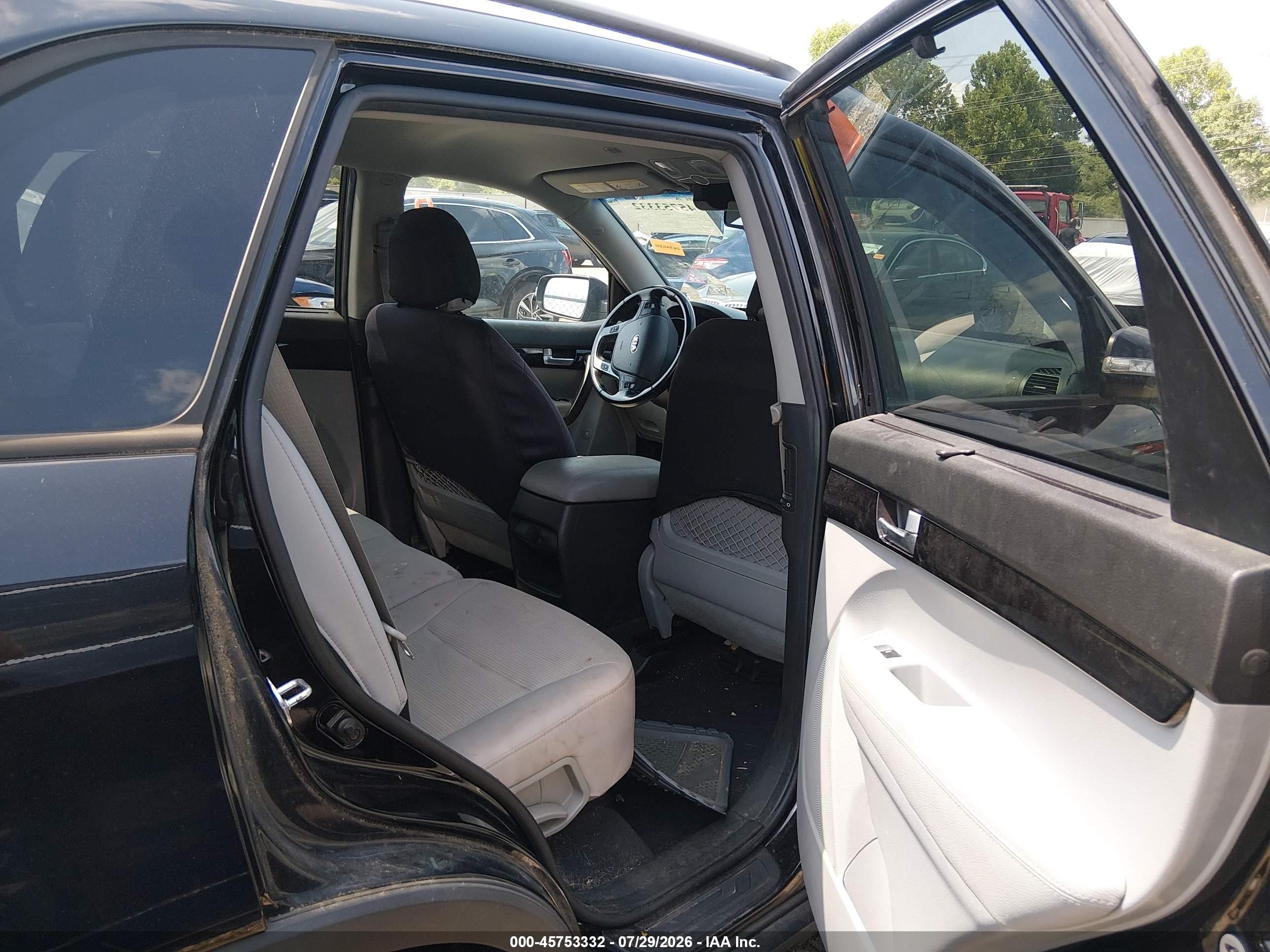 2014 Kia Sorento Lx Black vin: 5XYKTCA6XEG506392