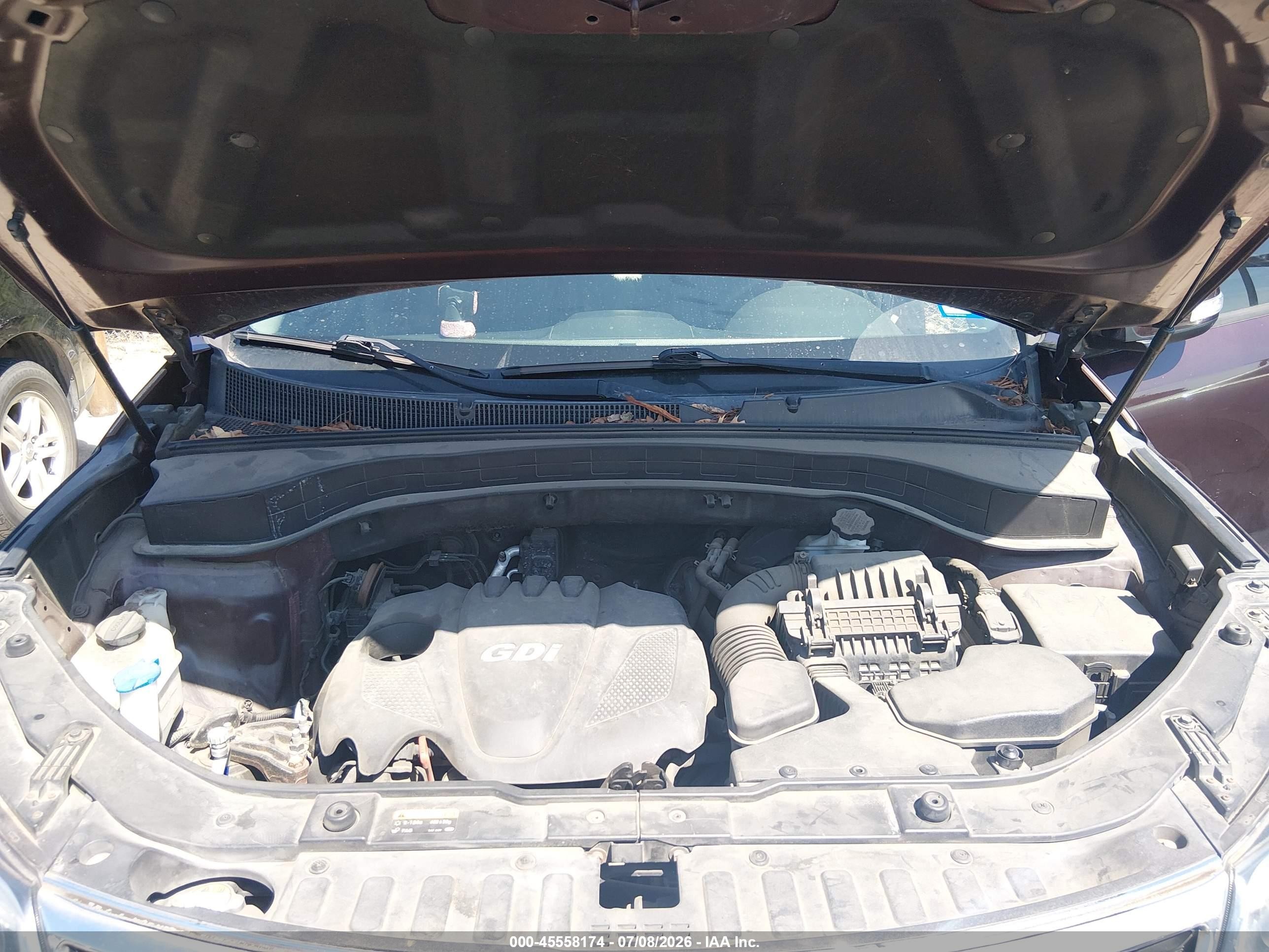 2014 Kia Sorento Lx Burgundy vin: 5XYKTCA6XEG547914