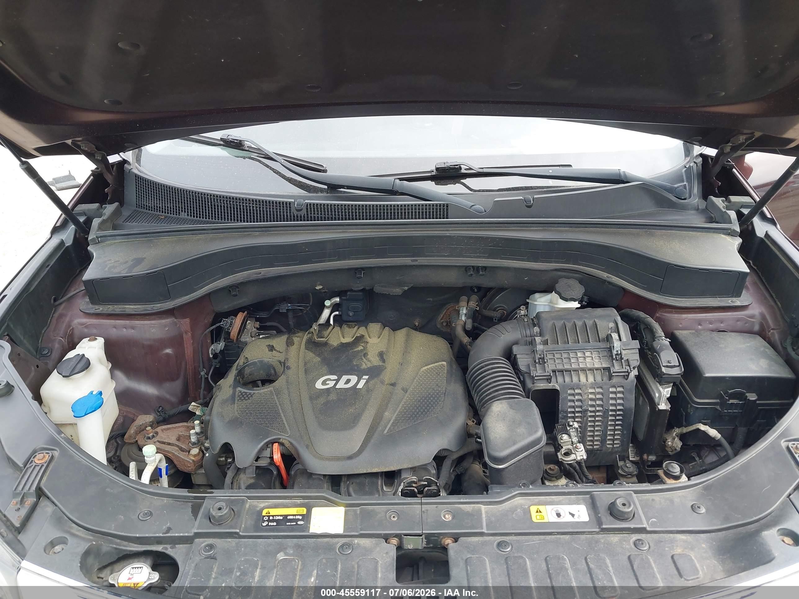 2015 Kia Sorento Lx Maroon vin: 5XYKTCA6XFG604629