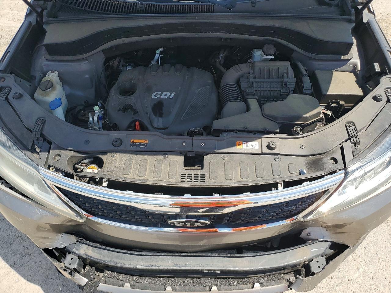 2015 Kia Sorento Lx Gray vin: 5XYKTCA6XFG655743