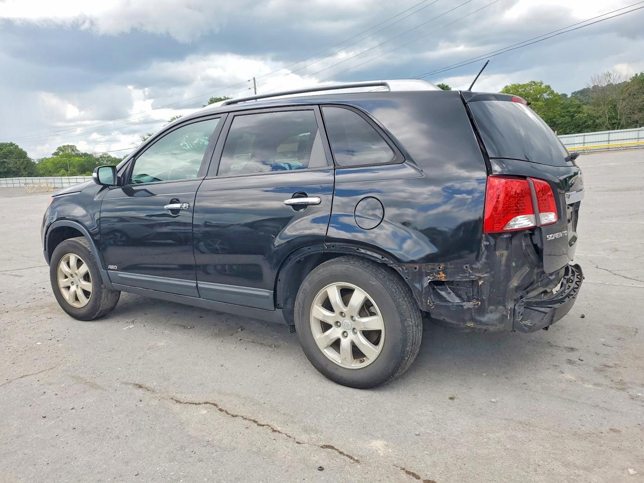 2011 Kia Sorento Lx Black vin: 5XYKTDA12BG179881