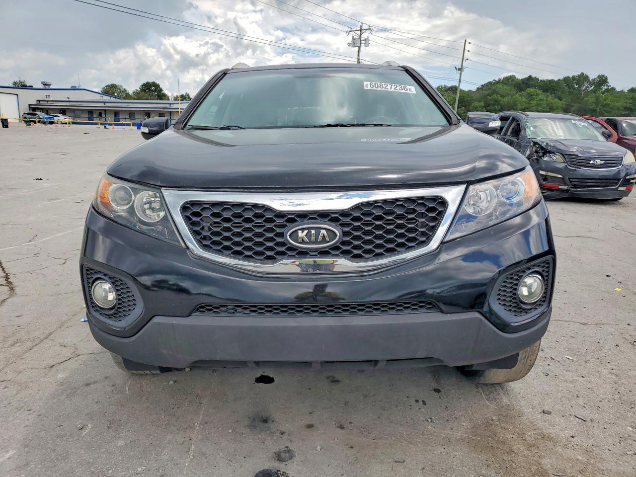2011 Kia Sorento Lx Black vin: 5XYKTDA12BG179881