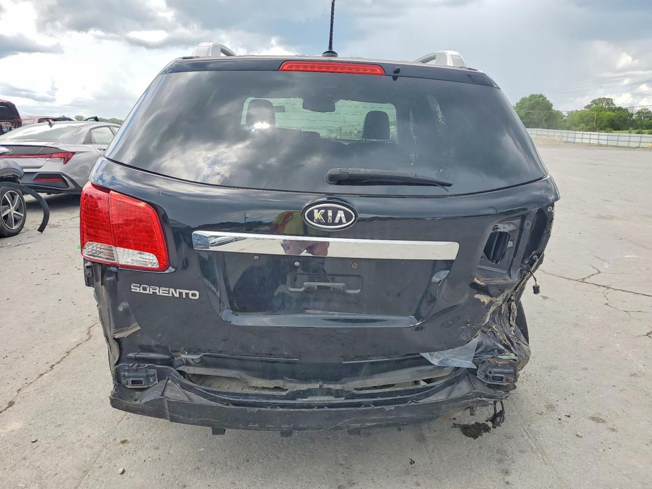 2011 Kia Sorento Lx Black vin: 5XYKTDA12BG179881