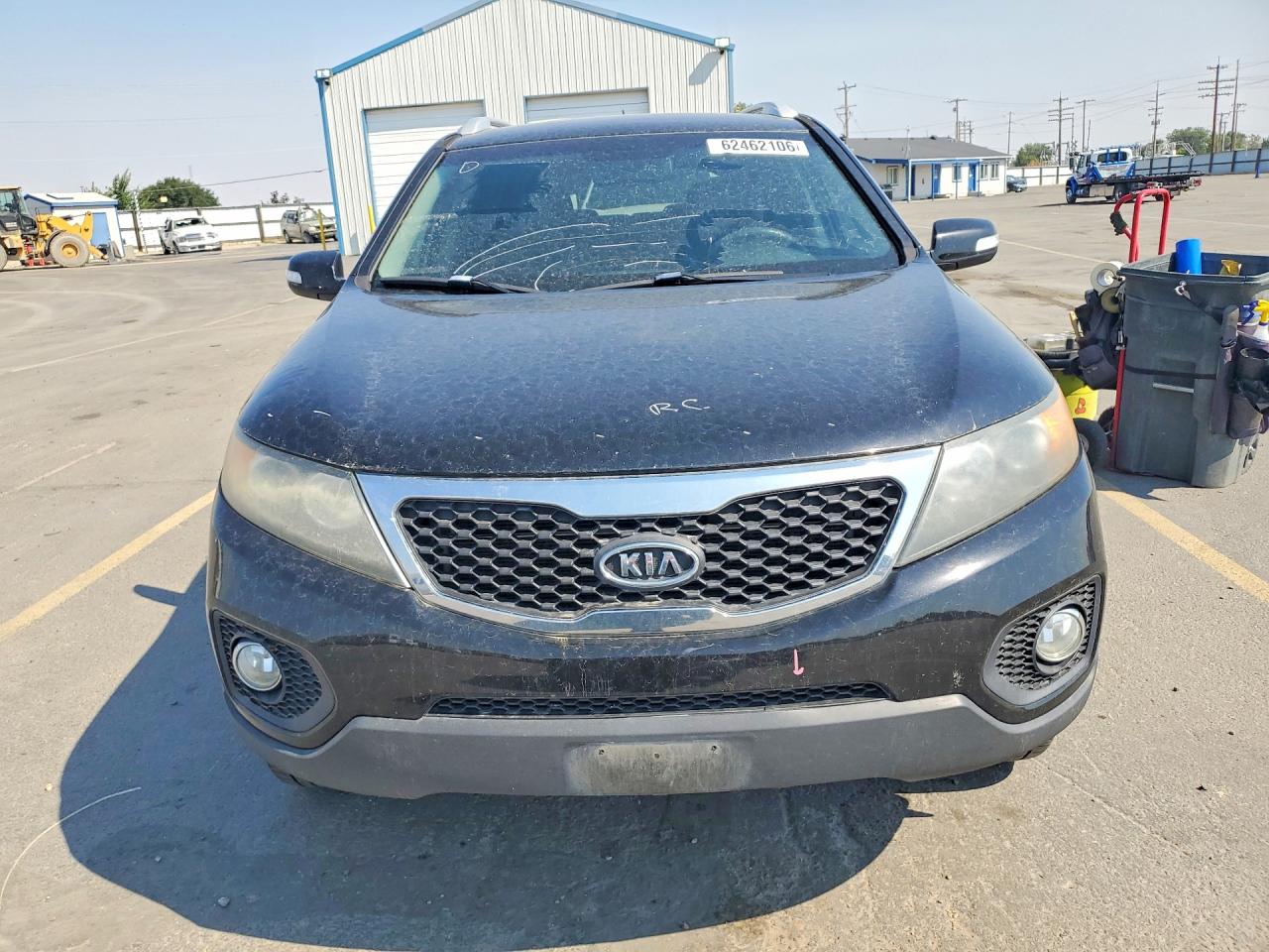 2011 Kia Sorento Lx Black vin: 5XYKTDA16BG153333