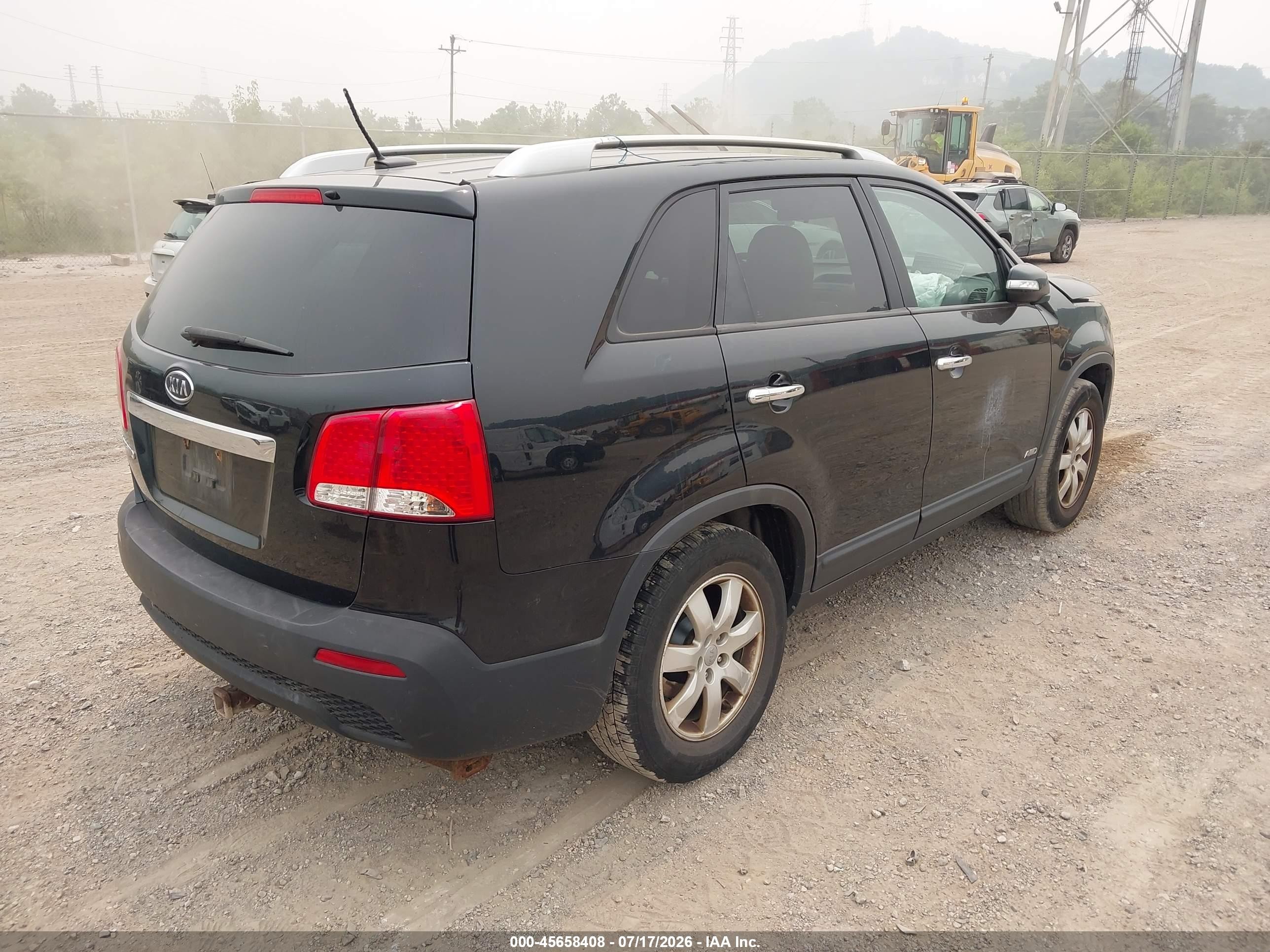2013 Kia Sorento Lx V6 Maroon vin: 5XYKTDA20DG309880