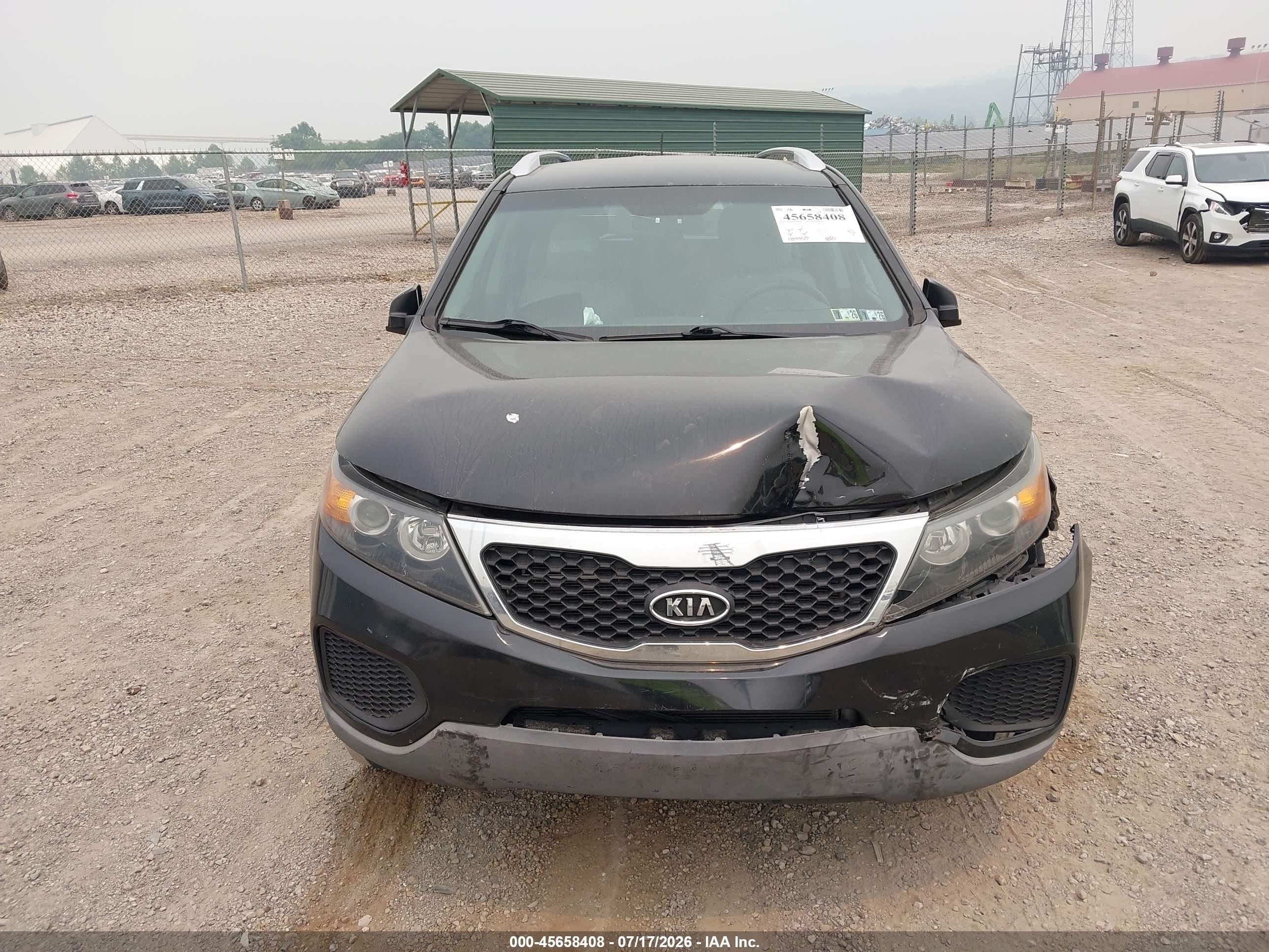 2013 Kia Sorento Lx V6 Maroon vin: 5XYKTDA20DG309880