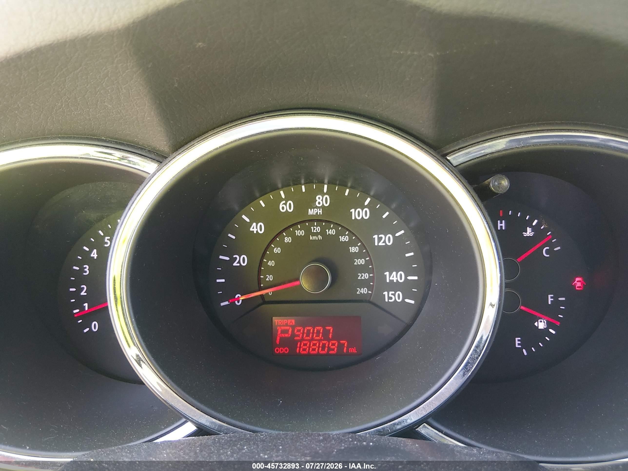 2013 Kia Sorento Lx V6 Maroon vin: 5XYKTDA20DG344581