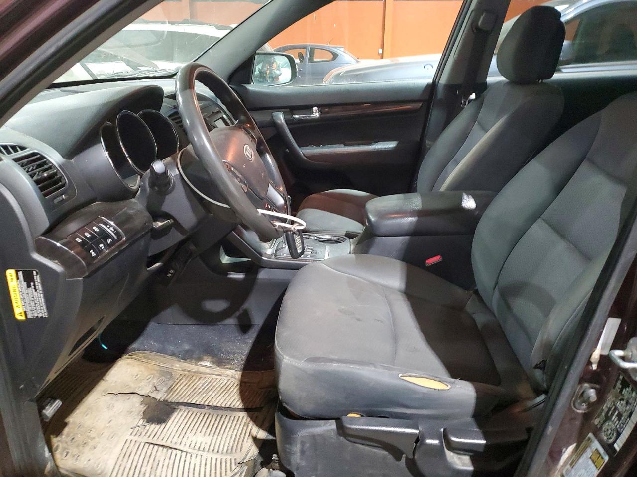 2013 Kia Sorento Lx Burgundy vin: 5XYKTDA20DG397751