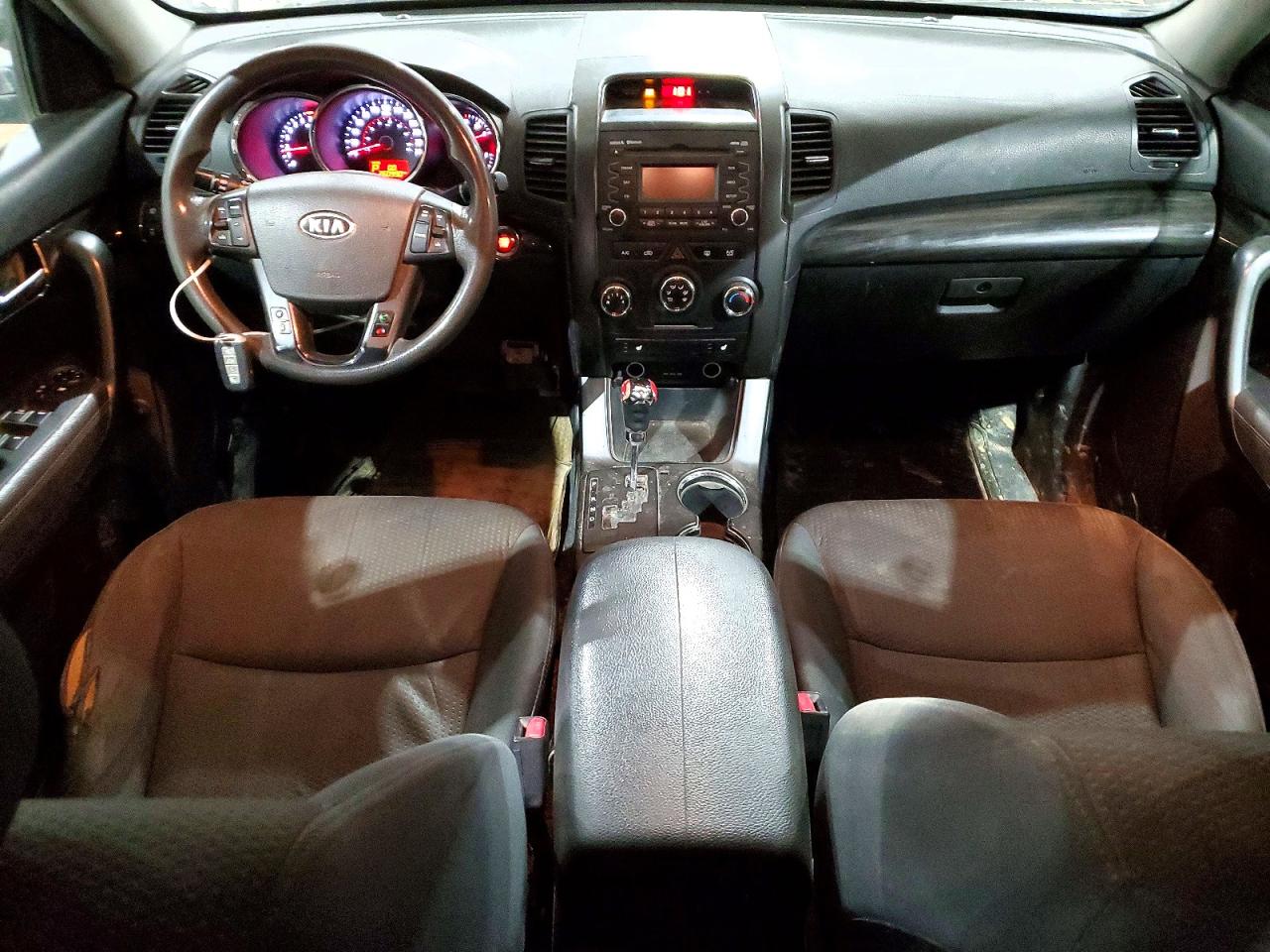 2013 Kia Sorento Lx Burgundy vin: 5XYKTDA20DG397751